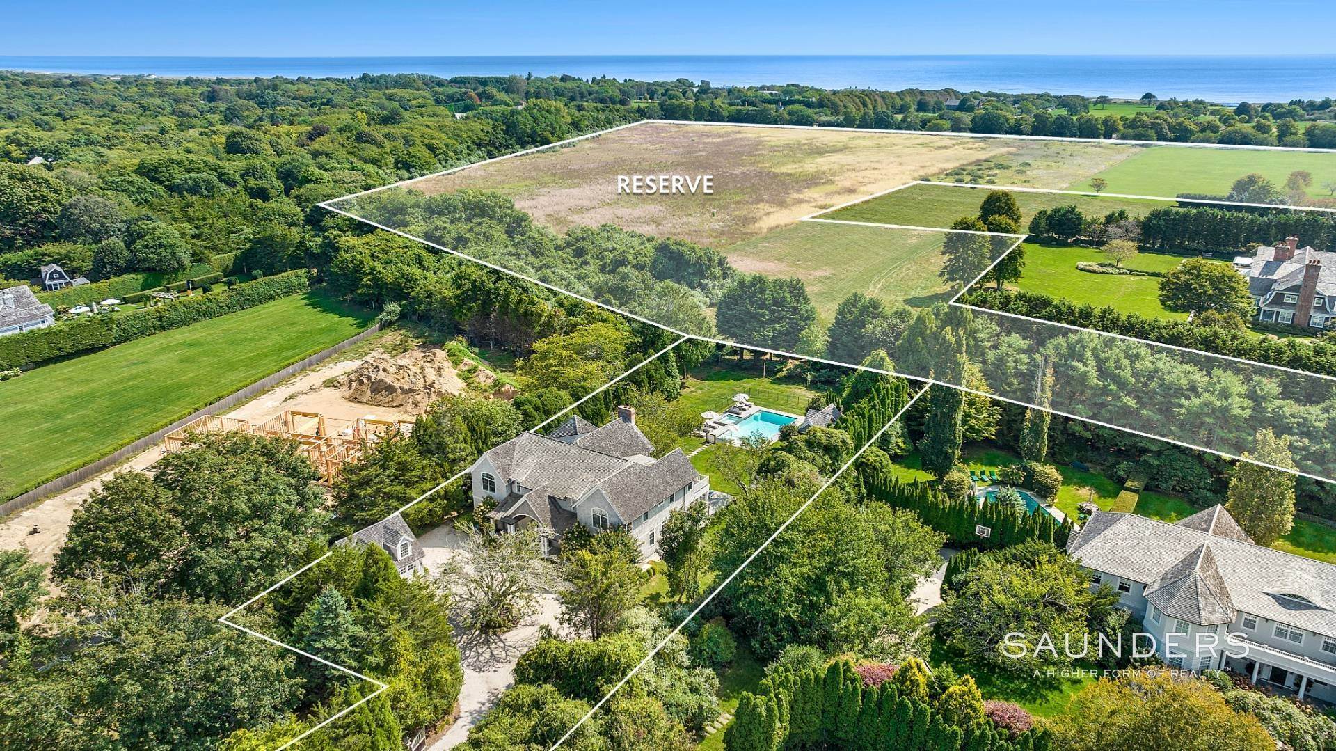 31. Single Family Homes for Sale at Beach House Abutting Reserve In East Hampton South 2 Skimhampton Road, East Hampton, NY 11937