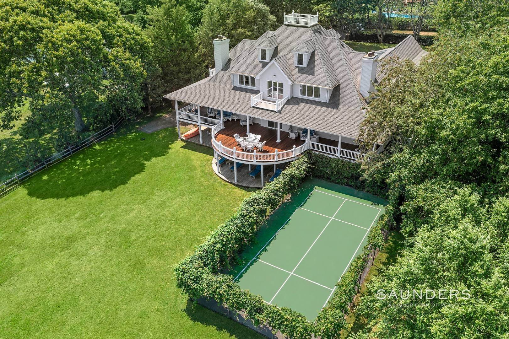 3. Single Family Homes for Sale at Estate Section Compound With Deep Water Dock, Sandy Beach, Pool 58 Westmoreland Drive, Shelter Island, NY 11964
