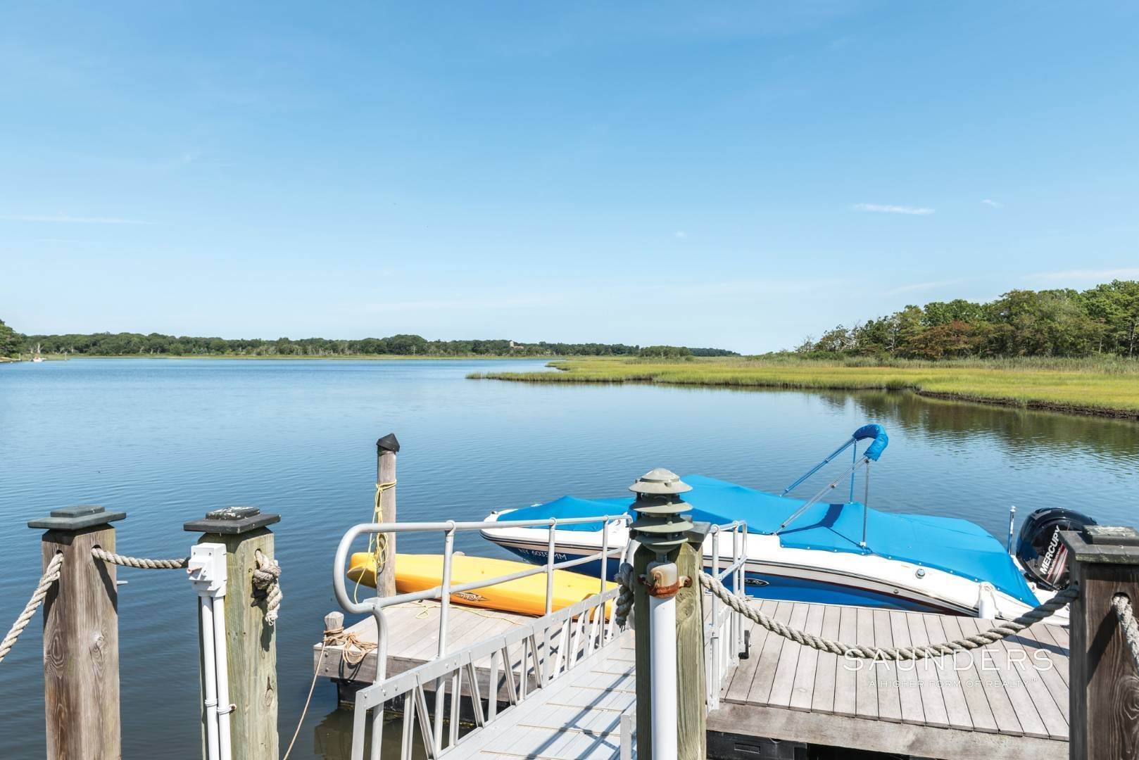 2. Single Family Homes for Sale at Southampton Waterfront Estate With Dock 36 And 40a Island Creek Road, Southampton, NY 11963