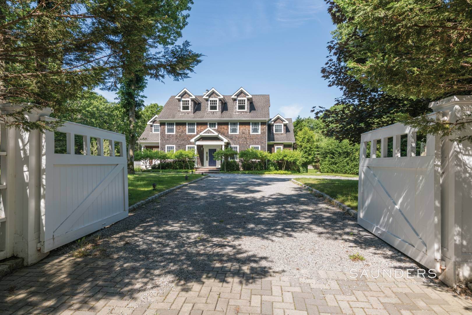 Single Family Homes for Sale at Gated Southampton Traditional On 2+ Acres 44 Ocean View Parkway, North Sea, Southampton, NY 11968