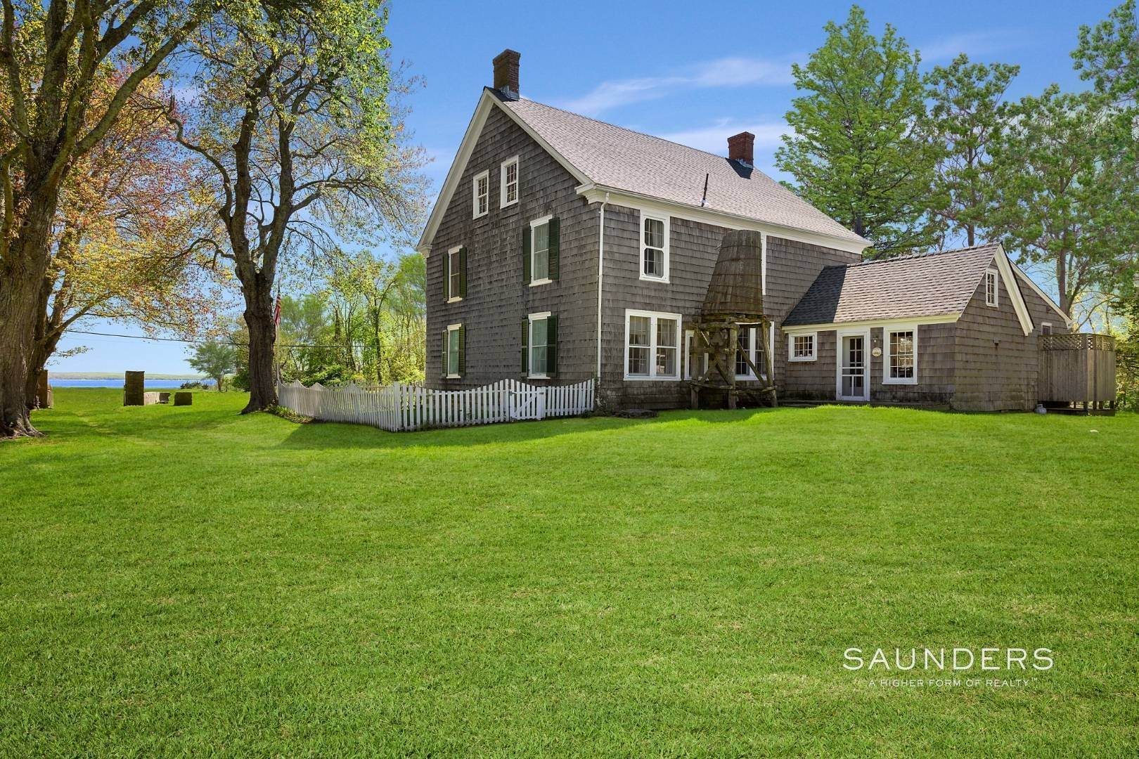4. Single Family Homes for Sale at Historic Shelter Island Waterfront Farmhouse On 22.95 Acres 81-82 South Midway Road, Shelter Island, NY 11964
