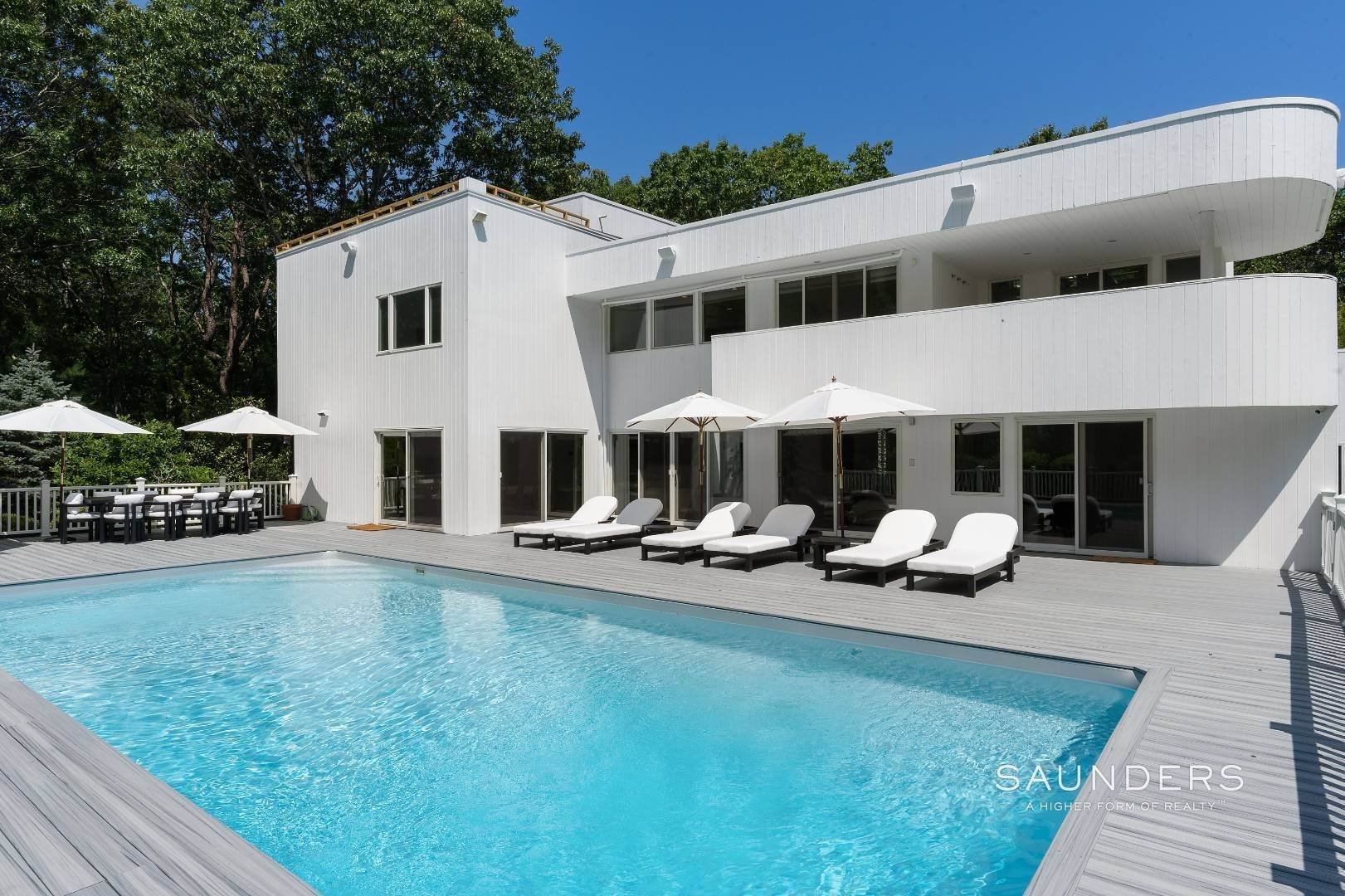 Single Family Homes at Light-Filled East Hampton Contemporary With Pool And Tennis East Hampton, NY 11937
