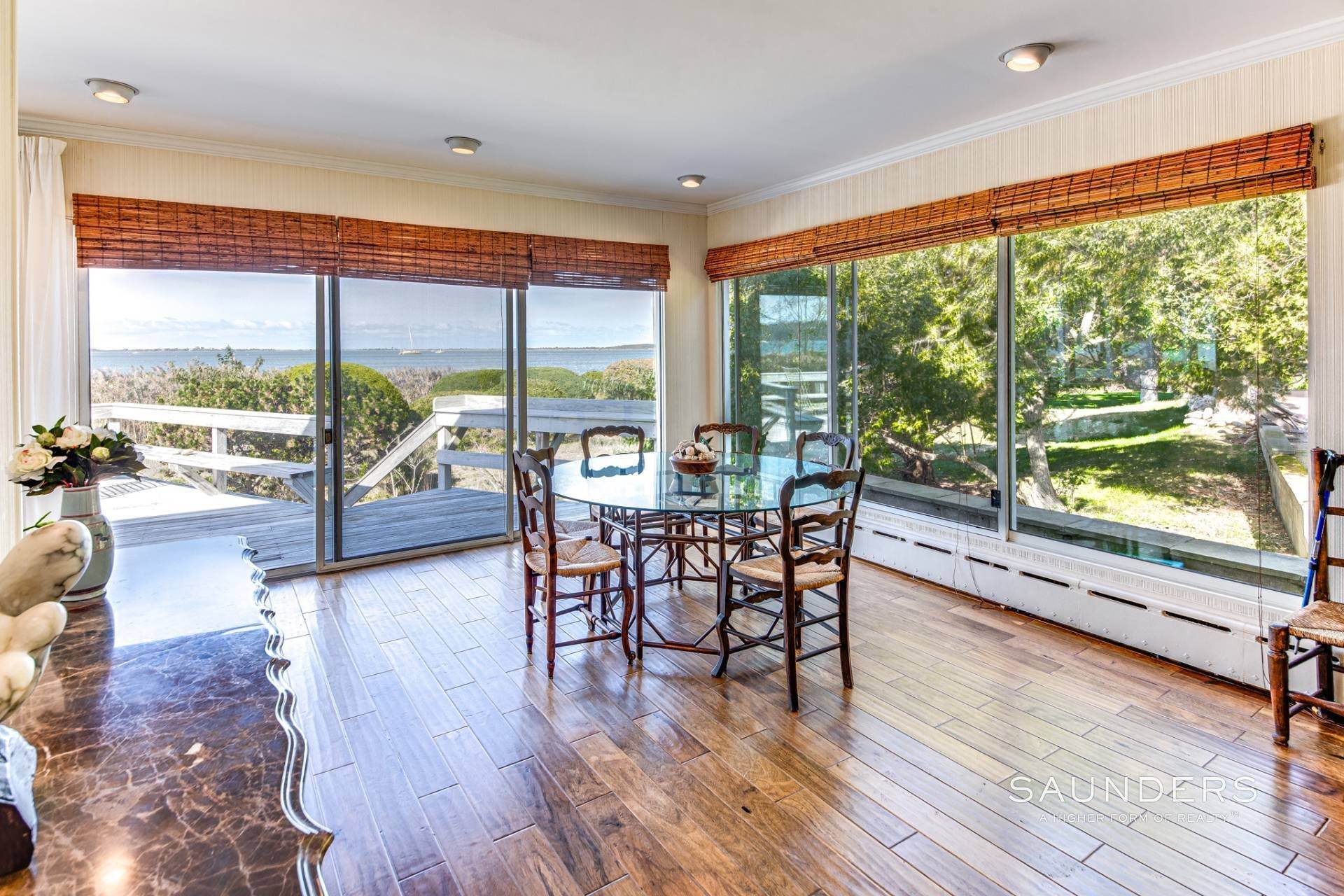 15. Single Family Homes for Sale at Waterfront And Sunset Views On Three Mile Harbor 19 Breeze Hill Road, Springs, East Hampton, NY 11937