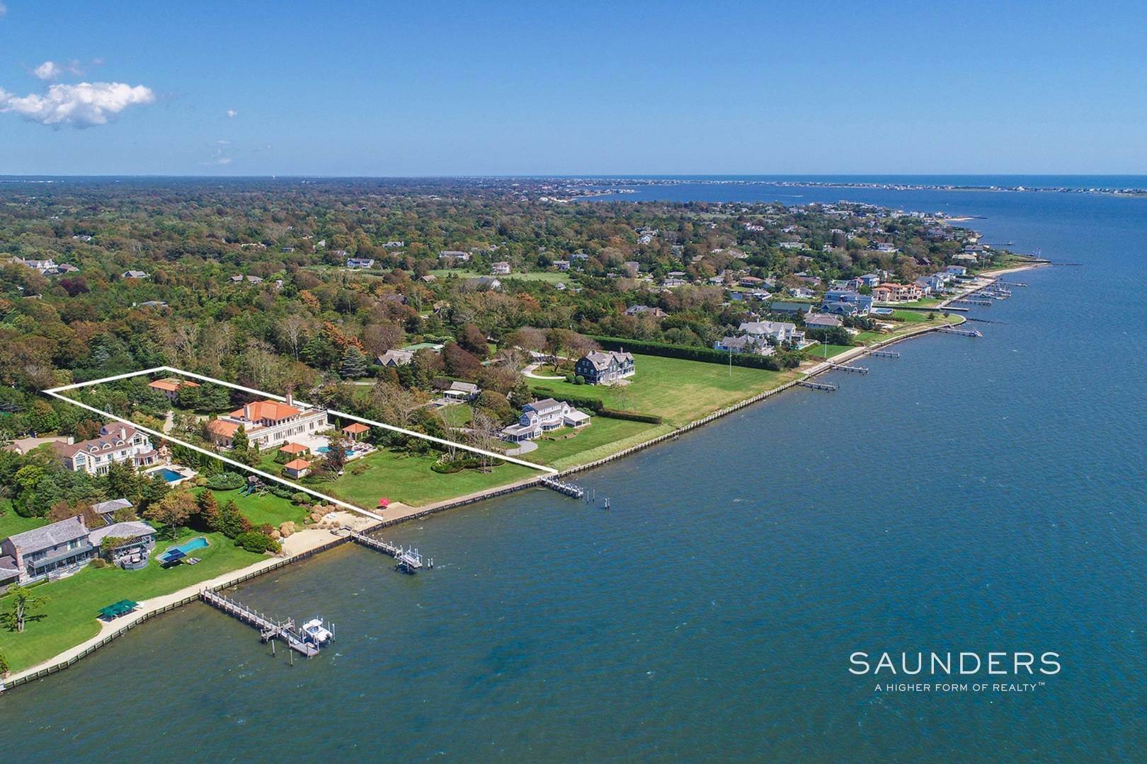 2. Single Family Homes for Sale at What A View - The Best Waterfront Deal In The Hamptons 7 Cross Road, Remsenburg, NY 11960