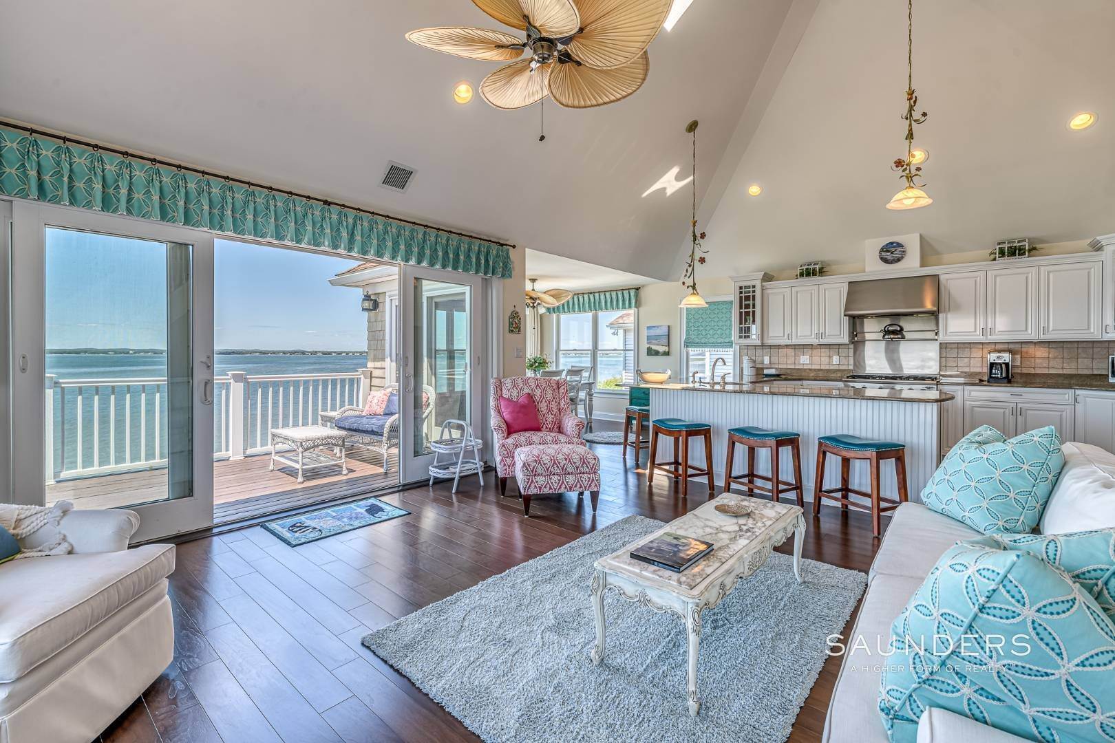 12. Single Family Homes for Sale at Waterfront Beauty With Sandy Bay Beach 854 Dune Road, Westhampton Dunes Village, NY 11978