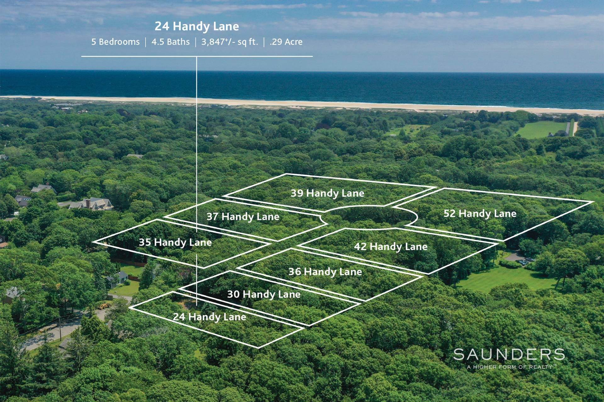 7. Single Family Homes for Sale at Amagansett South Of The Highway-New Construction 24 Handy Lane, Amagansett, NY 11930