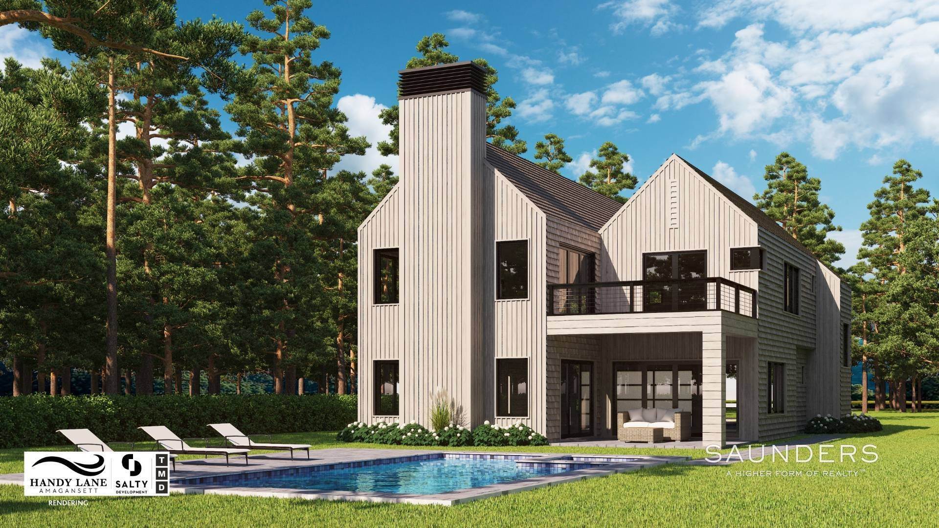 2. Single Family Homes for Sale at Amagansett South Of The Highway-New Construction 24 Handy Lane, Amagansett, NY 11930