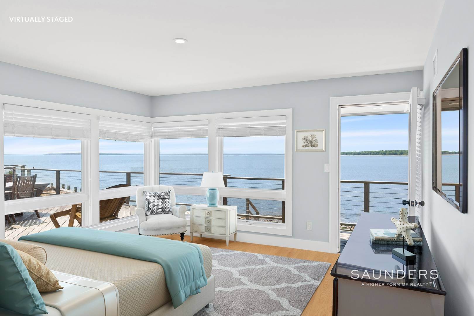 19. Single Family Homes for Sale at Shelter Island Dramatic Beach House With Pool, 180-Degree Views 6 Club Drive, Shelter Island, NY 11964