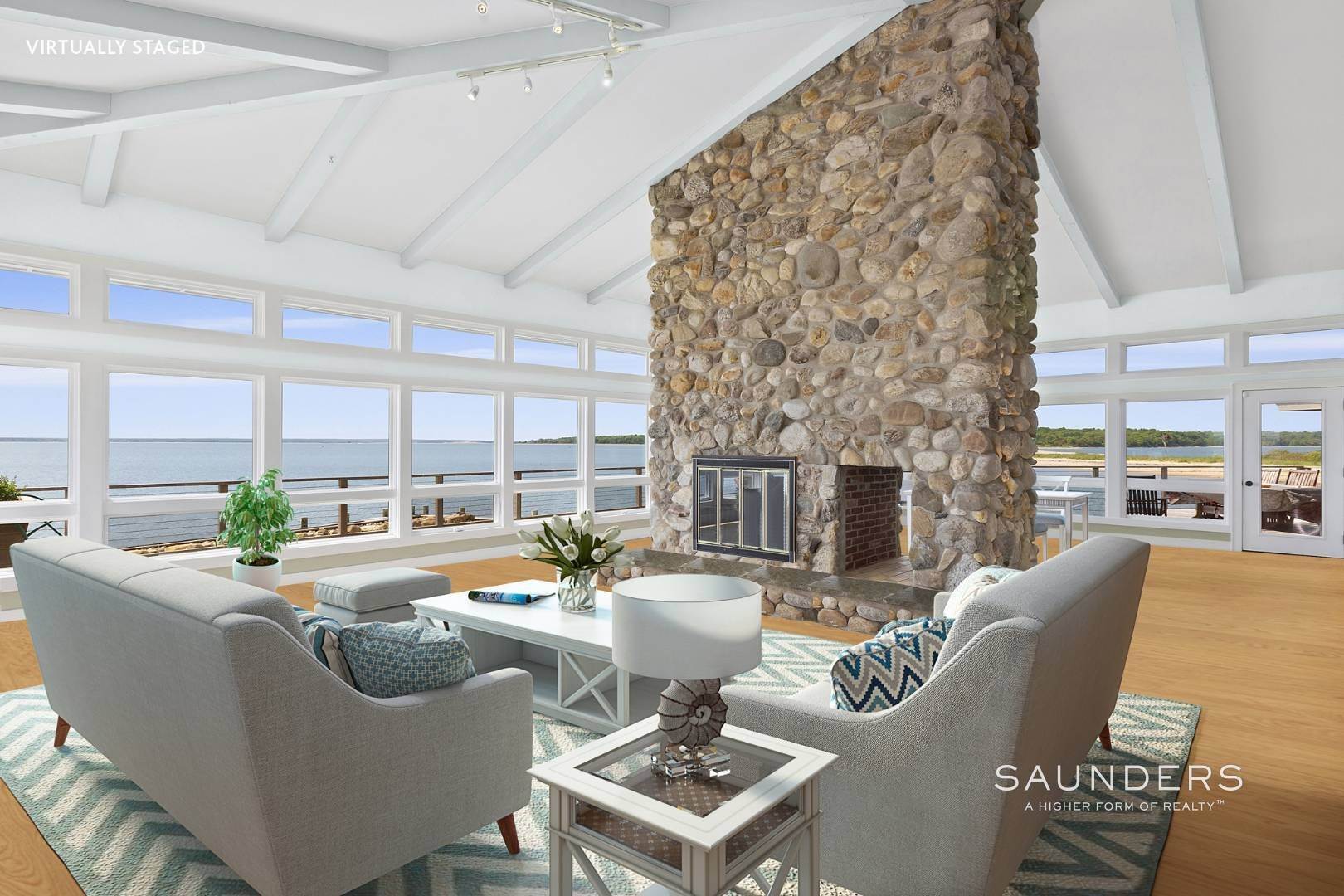 12. Single Family Homes for Sale at Shelter Island Dramatic Beach House With Pool, 180-Degree Views 6 Club Drive, Shelter Island, NY 11964