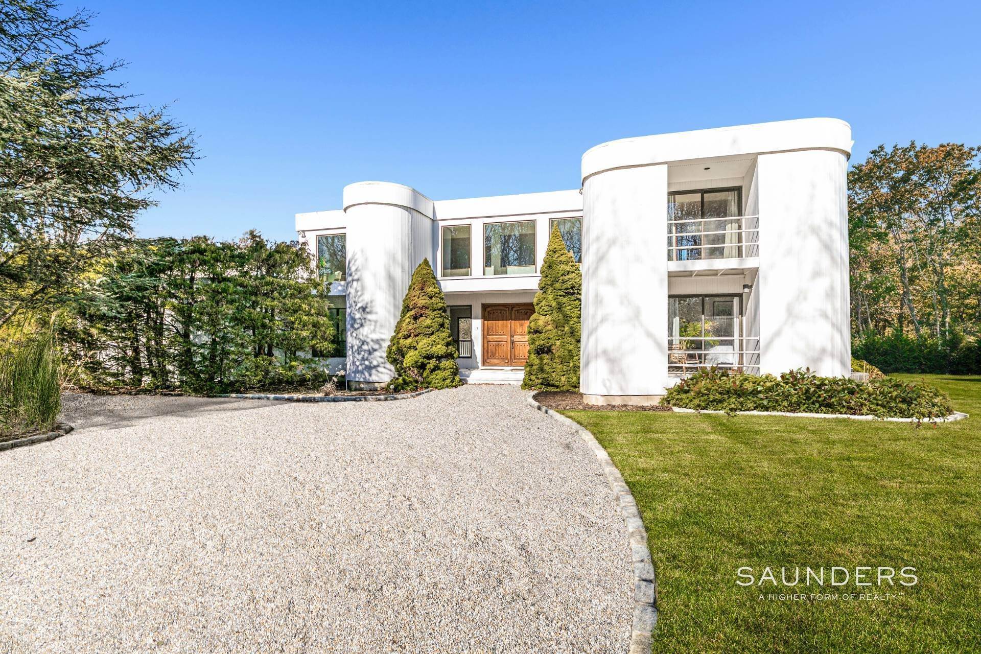 3. Single Family Homes for Sale at Southampton Contemporary With Tennis 404 Water Mill Towd Road, Southampton, NY 11968