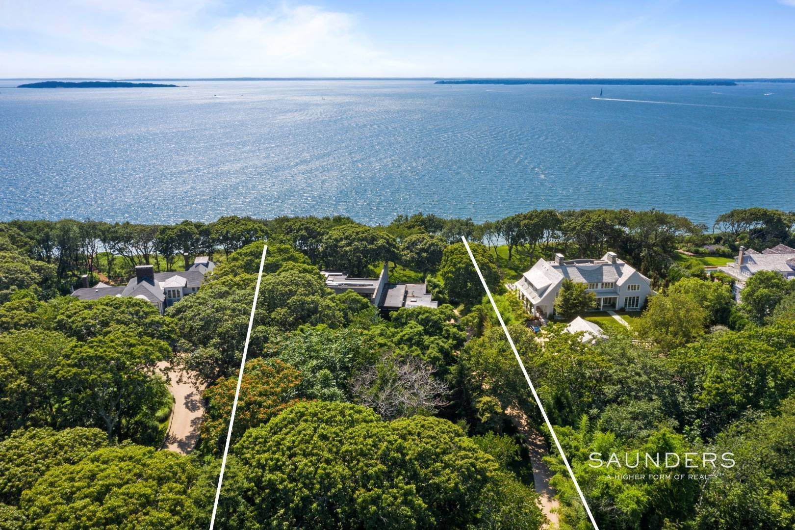 3. Single Family Homes for Sale at Serene Modern Waterfront Dream Home 24 On The Bluff, Sag Harbor, NY 11963