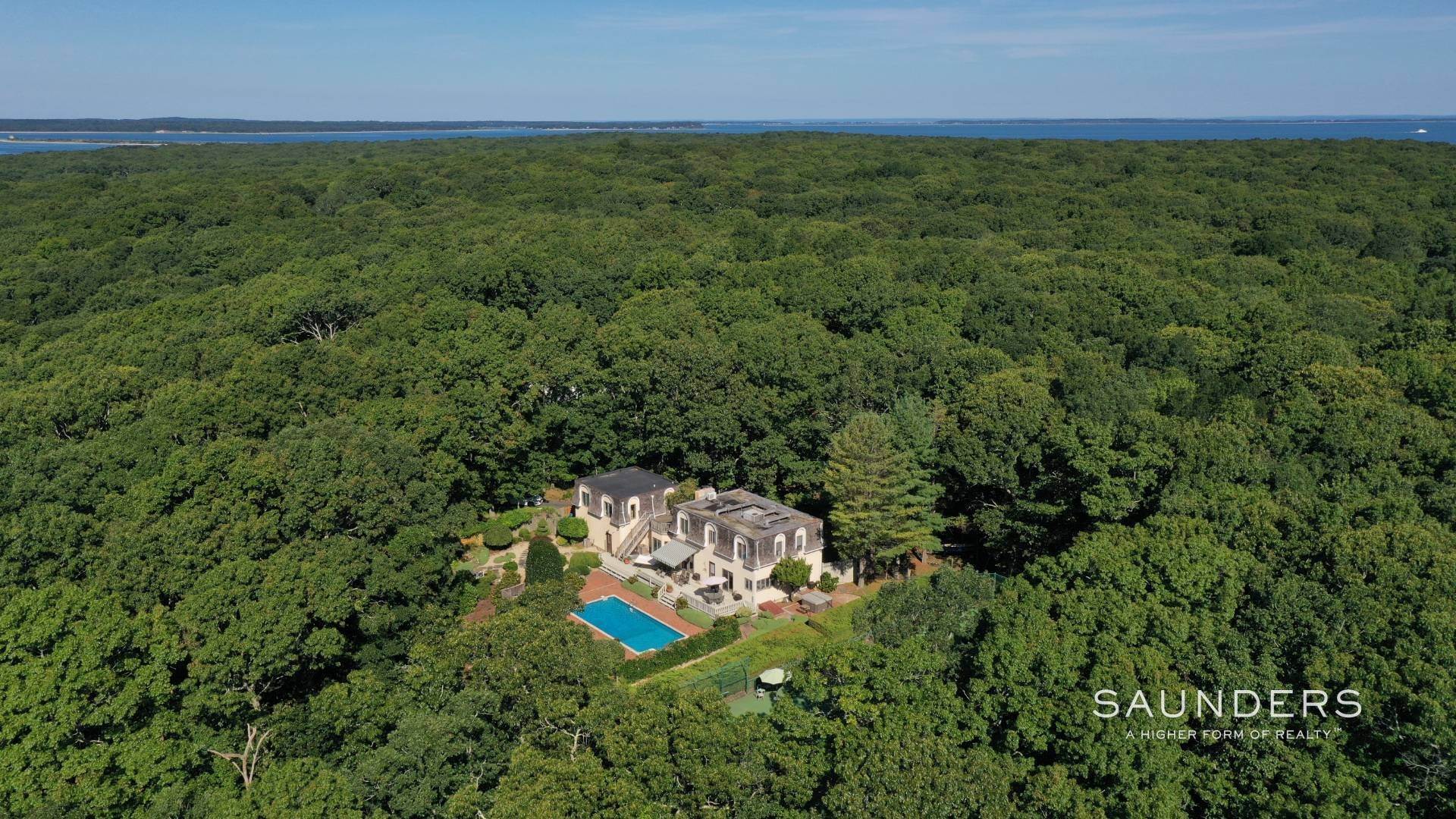 1. Single Family Homes for Sale at East Hampton Privacy With Tennis 24 Bearing East Road, East Hampton, NY 11937