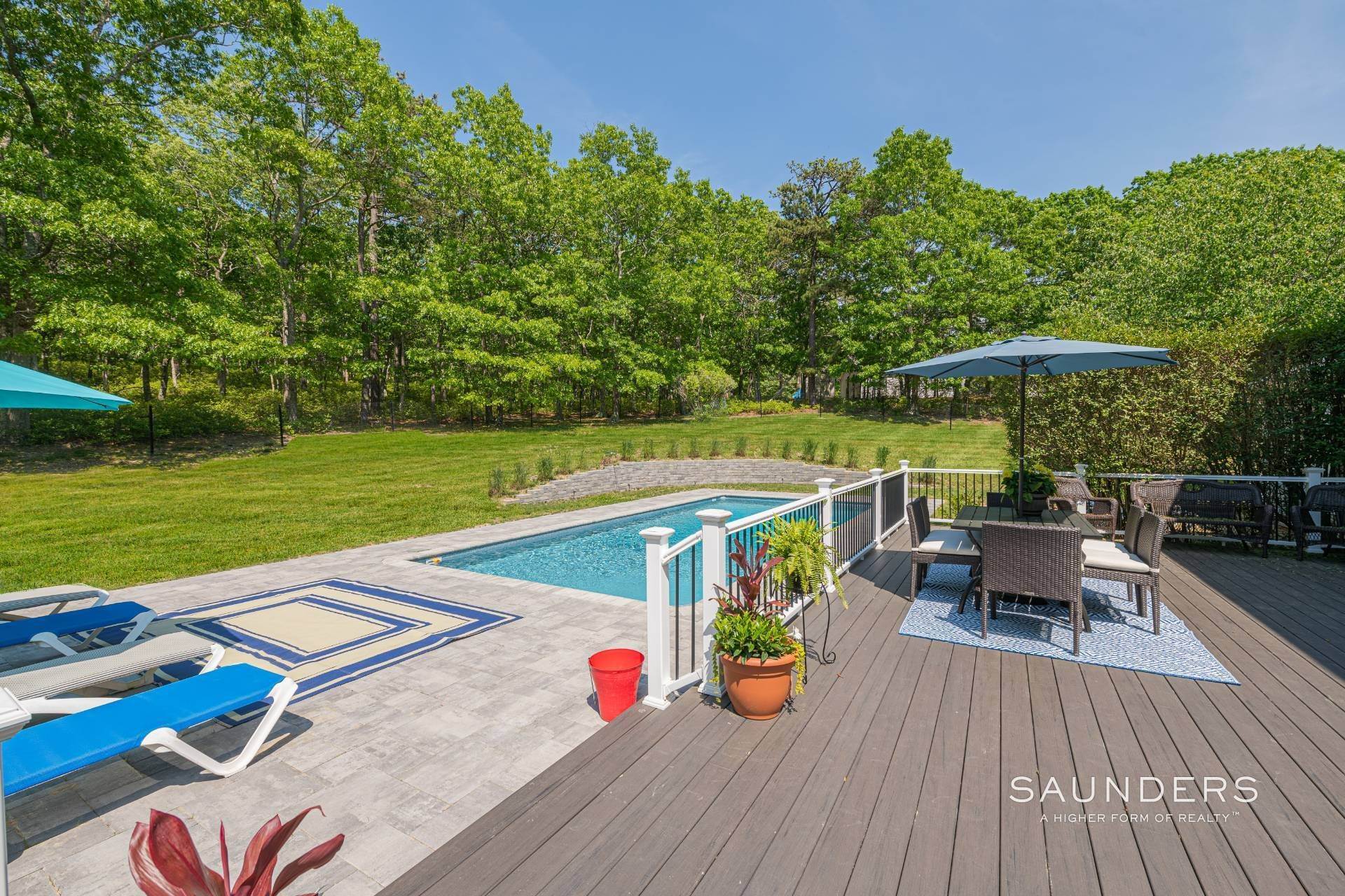 24. Single Family Homes at Privacy And Saltwater Pool In Desirable Red Creek Ridge 6 Hildreth Road East, Hampton Bays, NY 11946