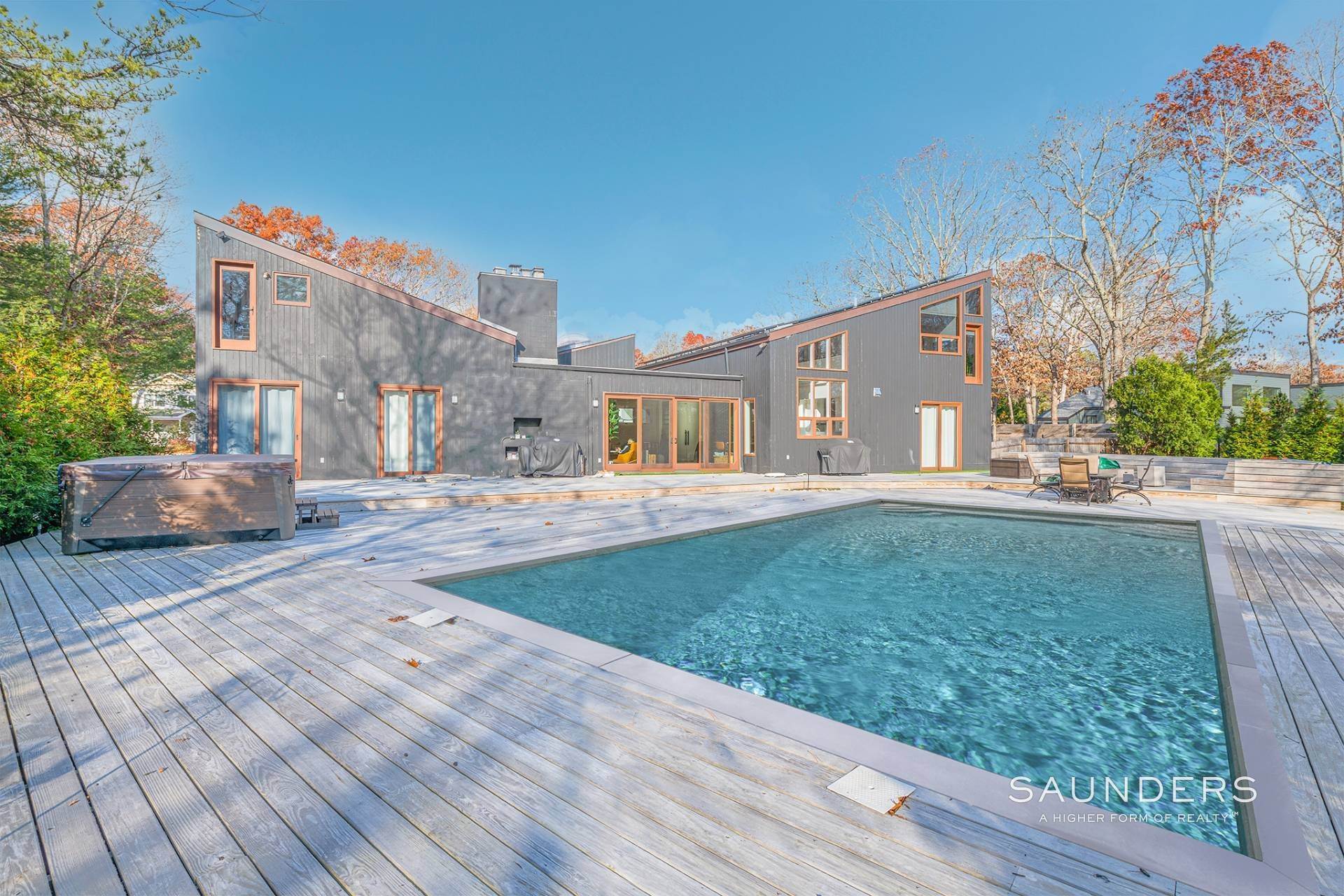 Single Family Homes at Hip Renovated Contemporary With Pool And Hot Tub 3 The Registry Drive, East Quogue, NY 11942