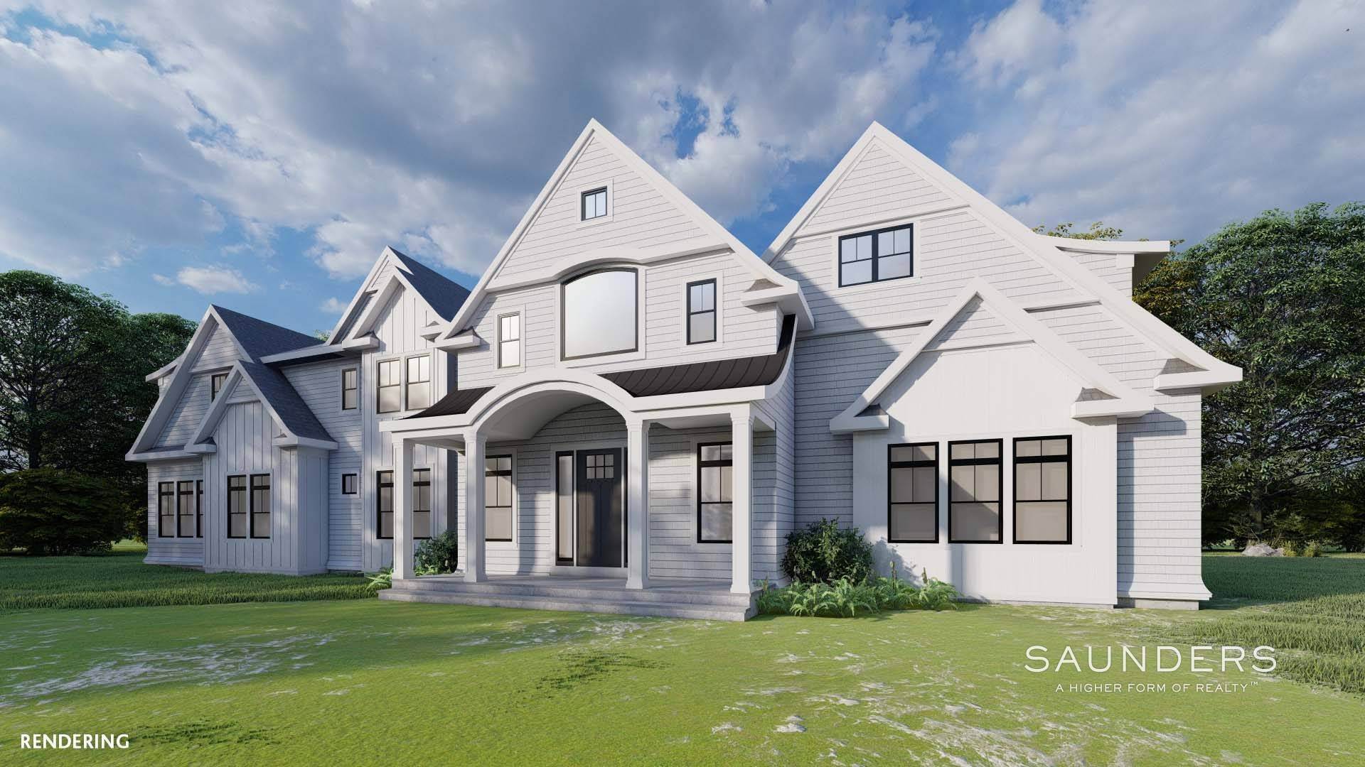 2. Single Family Homes for Sale at Sagaponack New Construction With Gunite Pool And Pool House 17 Forest Crossing, Sagaponack, NY 11962
