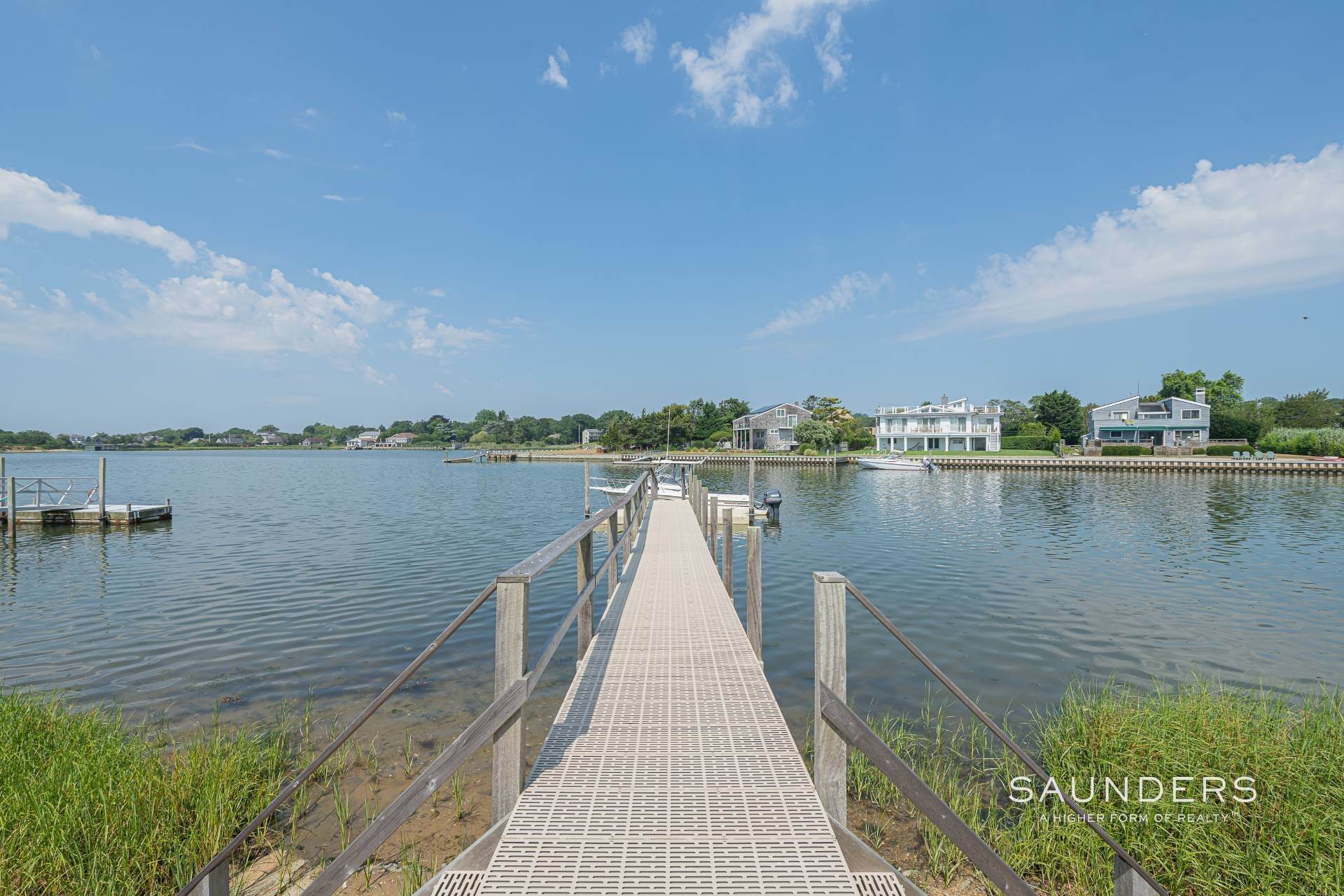 29. Single Family Homes for Sale at Waterfront Oasis - Spectacular Sunsets - Deep Water Dock 5 Middle Pond Lane, Southampton, NY 11968