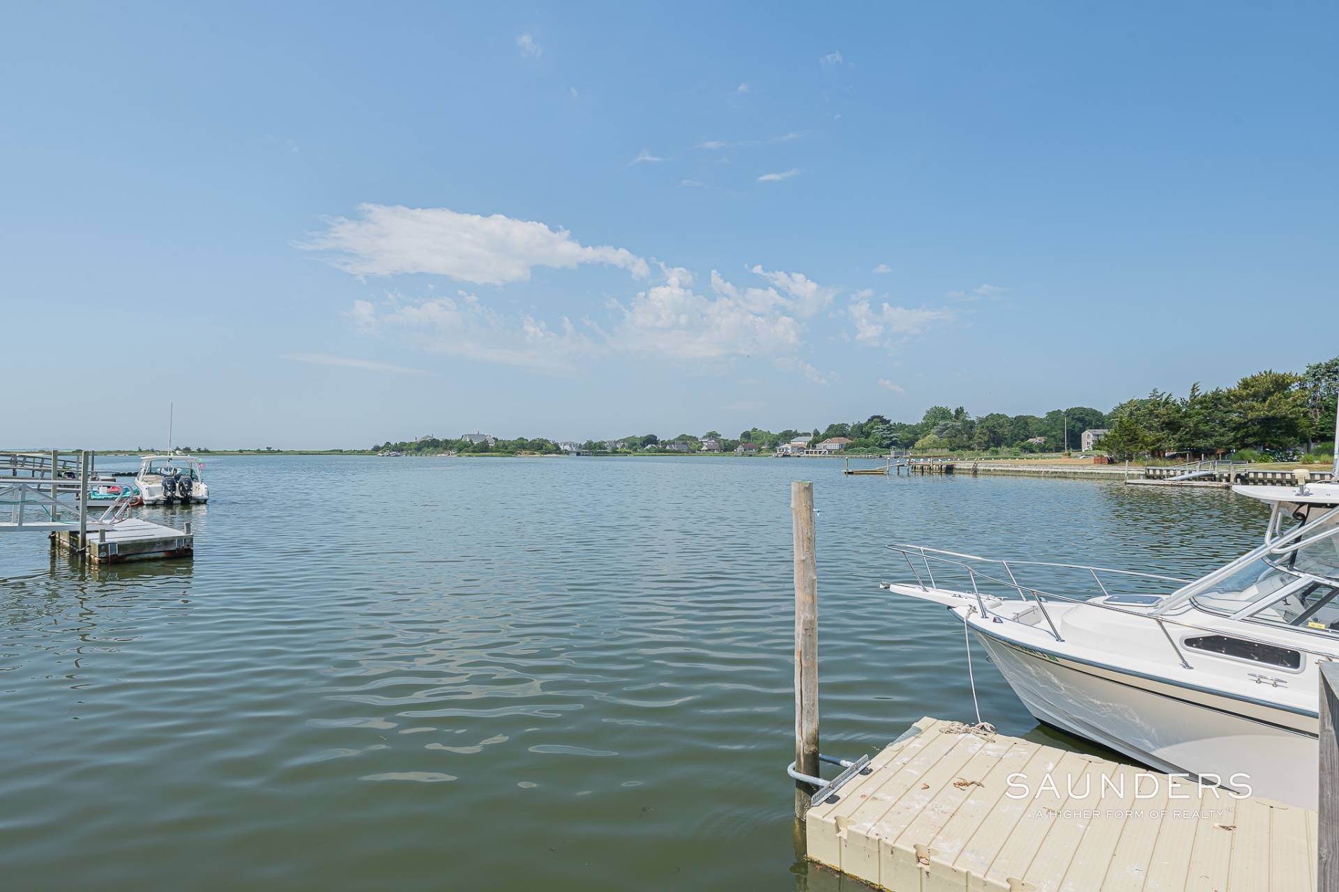 30. Single Family Homes for Sale at Waterfront Oasis - Spectacular Sunsets - Deep Water Dock 5 Middle Pond Lane, Southampton, NY 11968