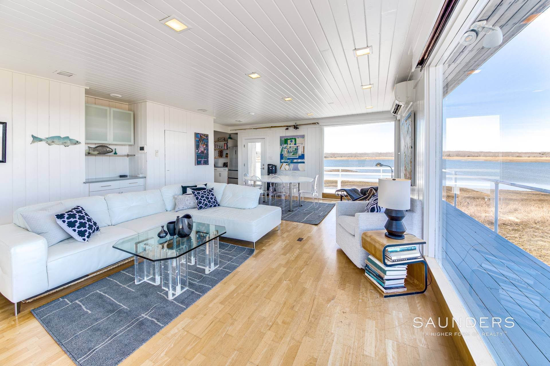 4. Single Family Homes for Sale at 3 Bedroom With 270 Degree Water Views! 113 Louse Point, East Hampton, NY 11937
