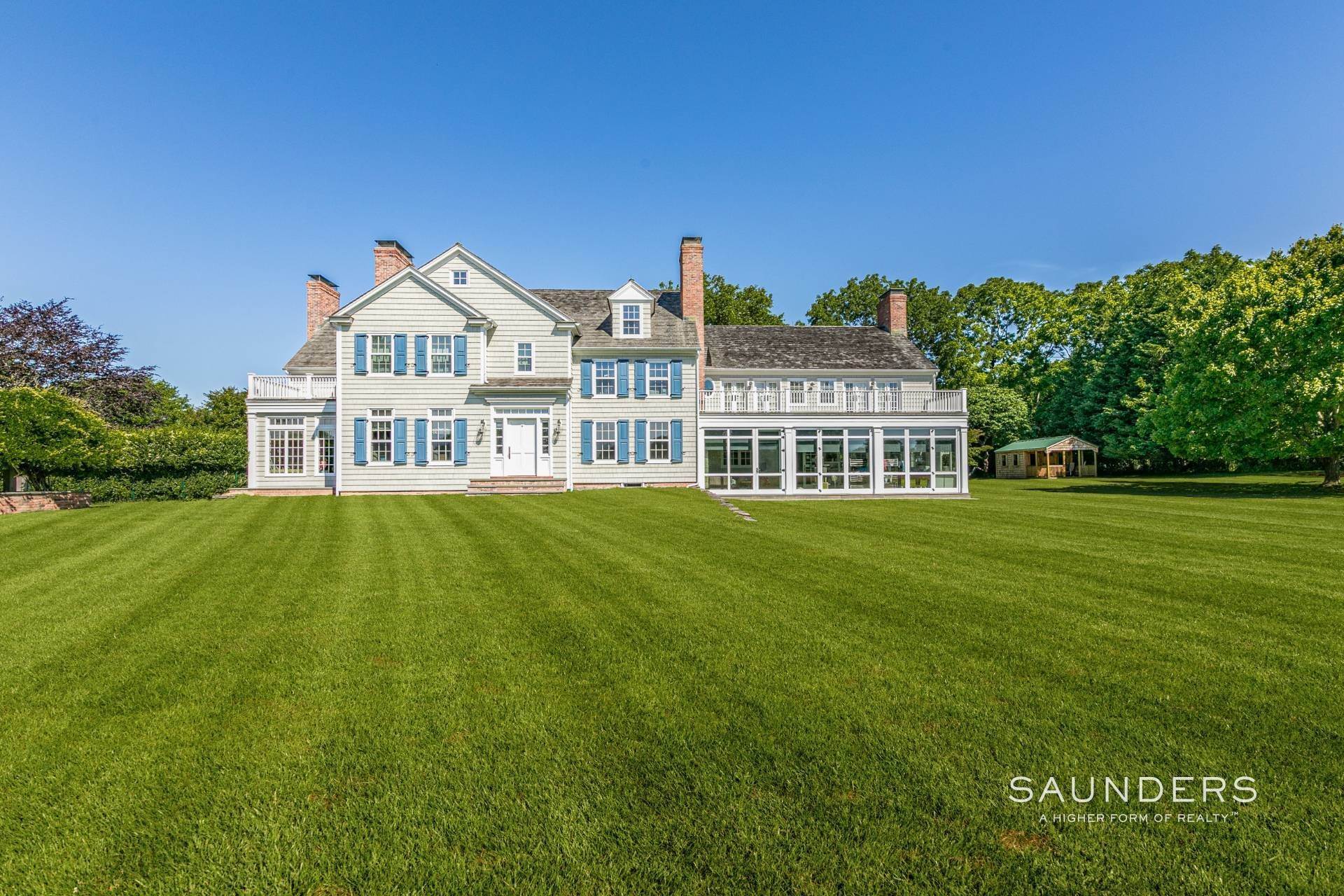 2. Single Family Homes for Sale at Spectacular Farmhouse Estate With Reserve View 335 Town Lane, Amagansett, NY 11930