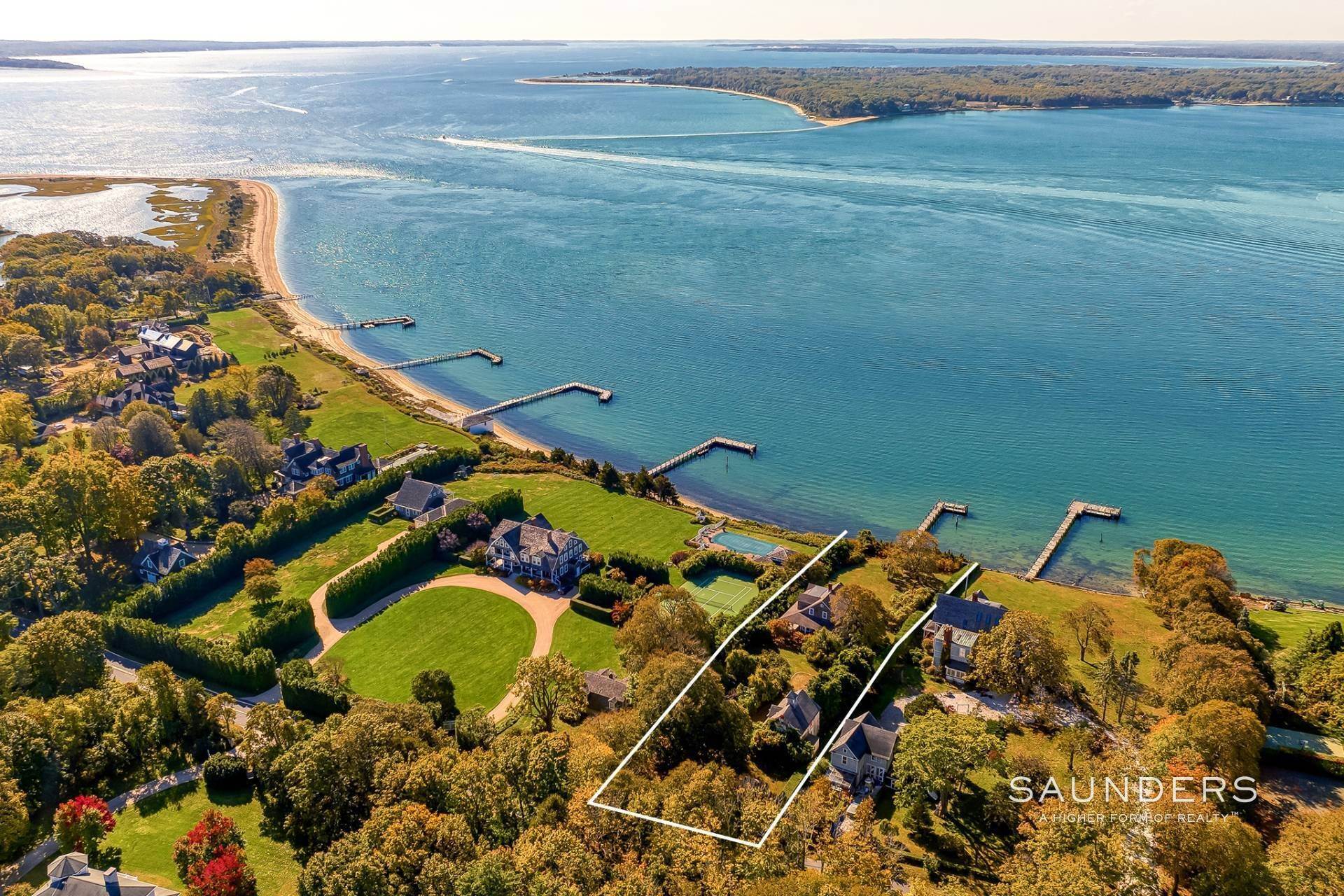 42. Single Family Homes for Sale at Shelter Island Turn Of The Century Waterfront With Dock 17 Nostrand Parkway, Shelter Island, NY 11964