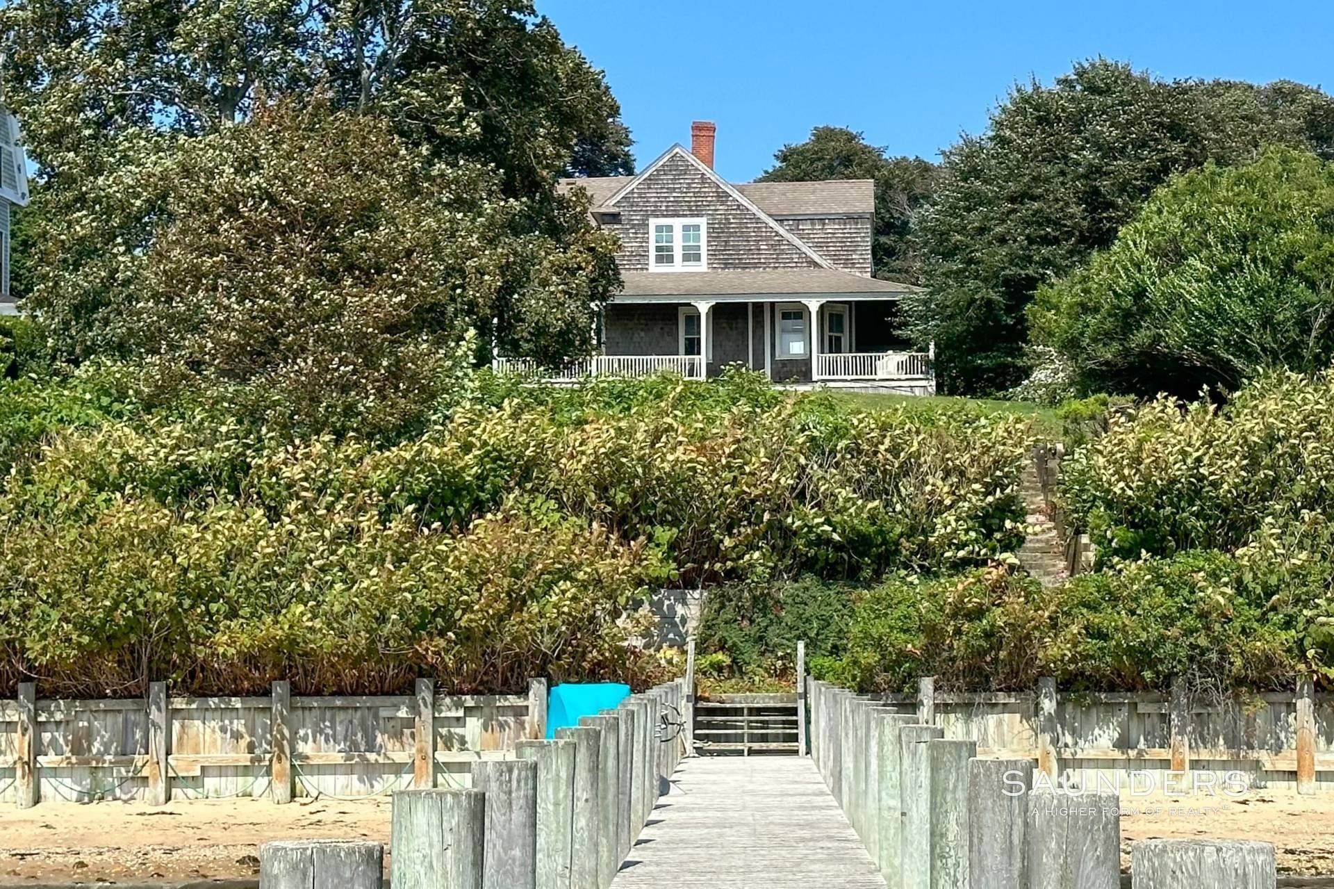 39. Single Family Homes for Sale at Shelter Island Turn Of The Century Waterfront With Dock 17 Nostrand Parkway, Shelter Island, NY 11964