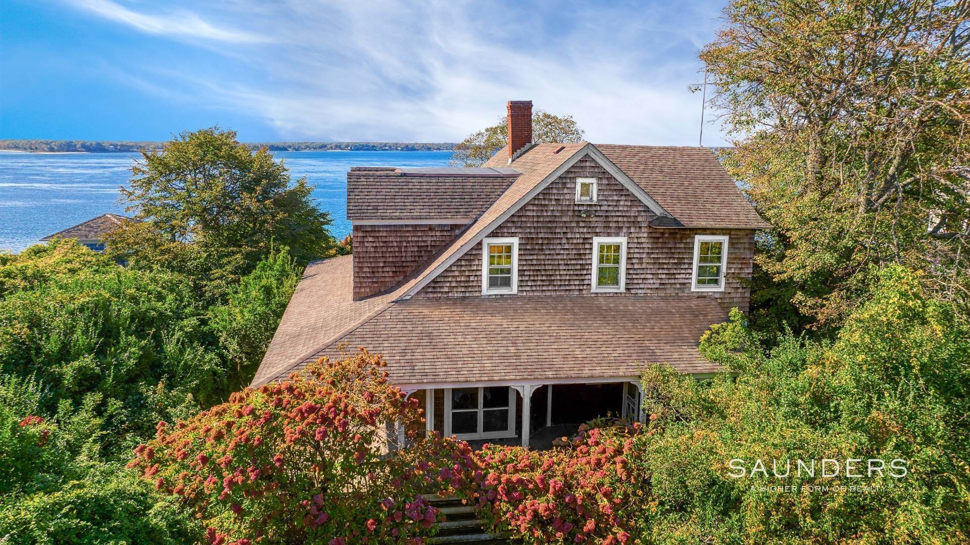 4. Single Family Homes for Sale at Shelter Island Turn Of The Century Waterfront With Dock 17 Nostrand Parkway, Shelter Island, NY 11964