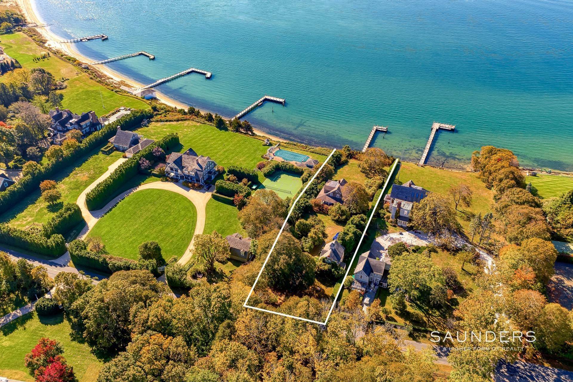 41. Single Family Homes for Sale at Shelter Island Turn Of The Century Waterfront With Dock 17 Nostrand Parkway, Shelter Island, NY 11964