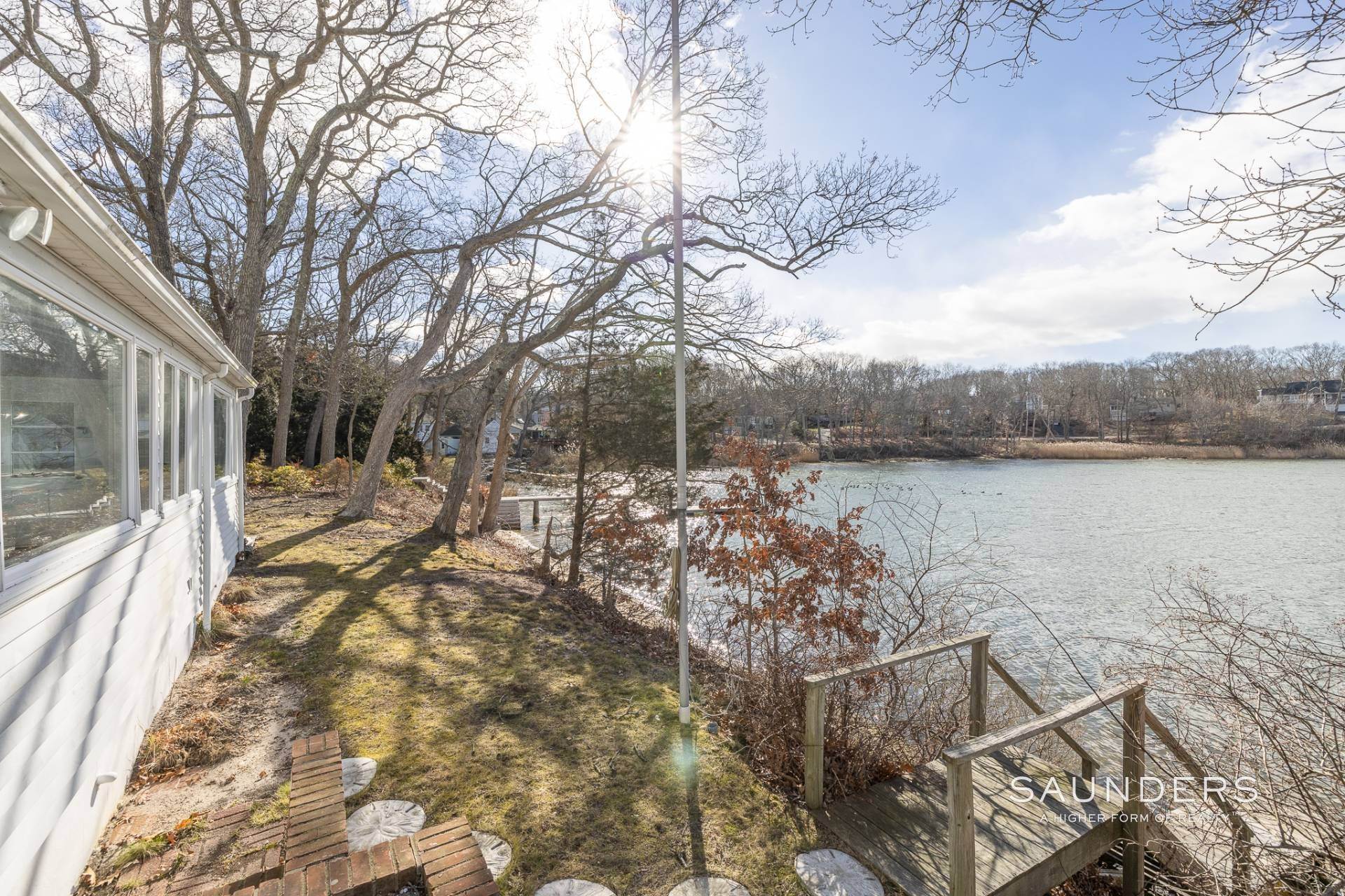 Single Family Homes for Sale at Peace And Tranquility On The Water In Southampton 2 Doris Lane, Southampton, NY 11968