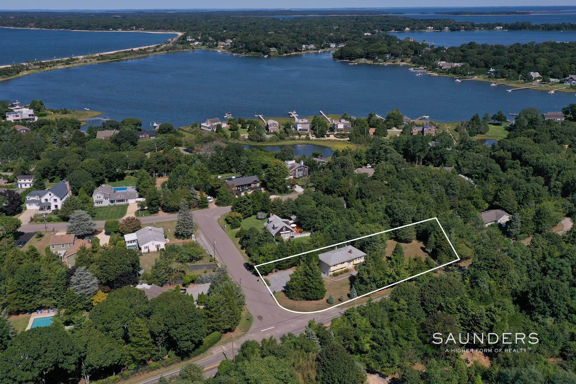 17. Single Family Homes for Sale at Investment Opportunity On Half Acre With Deeded Water Access 2 Aberdeen Lane, Sag Harbor, NY 11963
