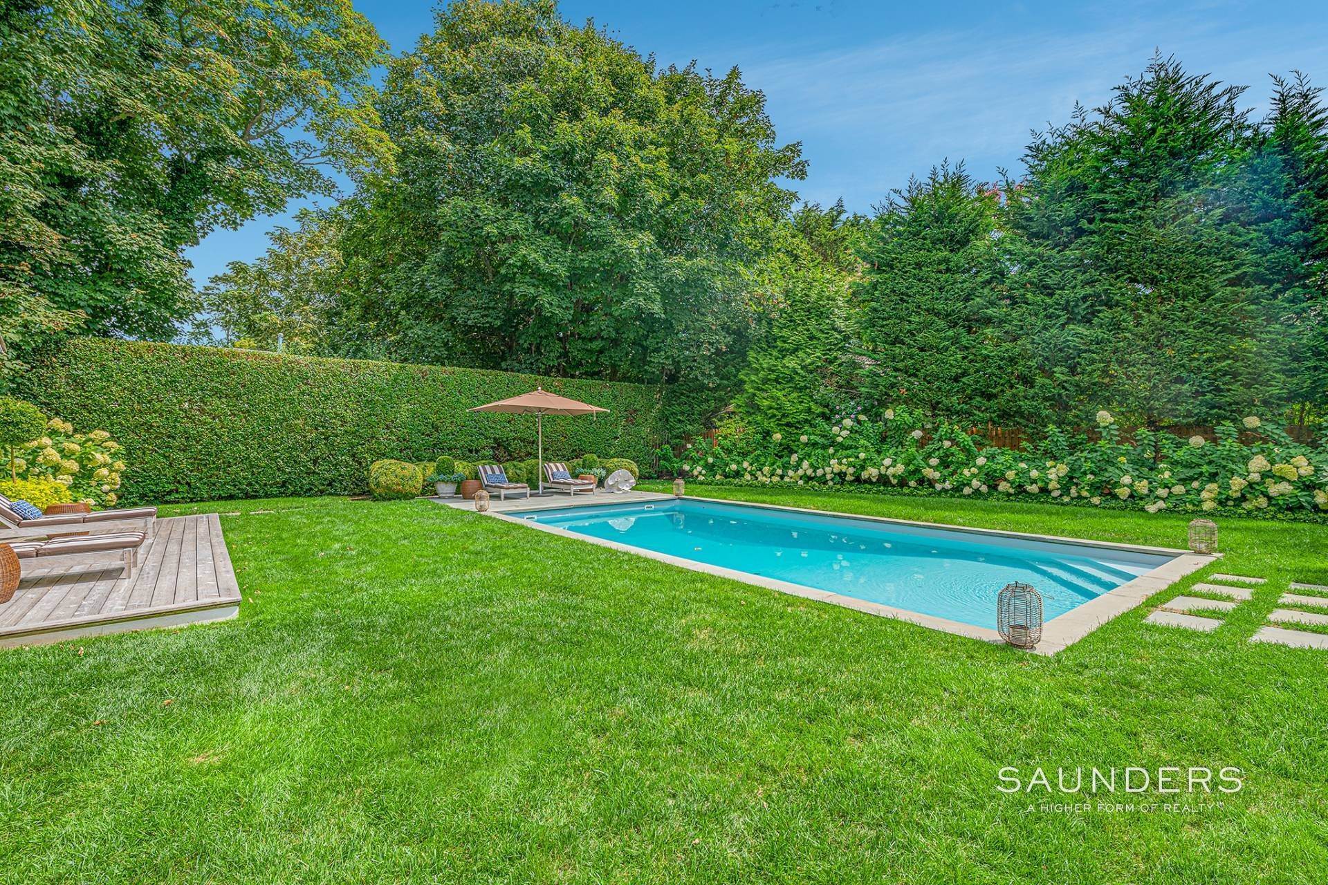 4. Single Family Homes for Sale at Stylish, Private Oasis In Southampton Village 52 Osborne Avenue, Southampton, NY 11968