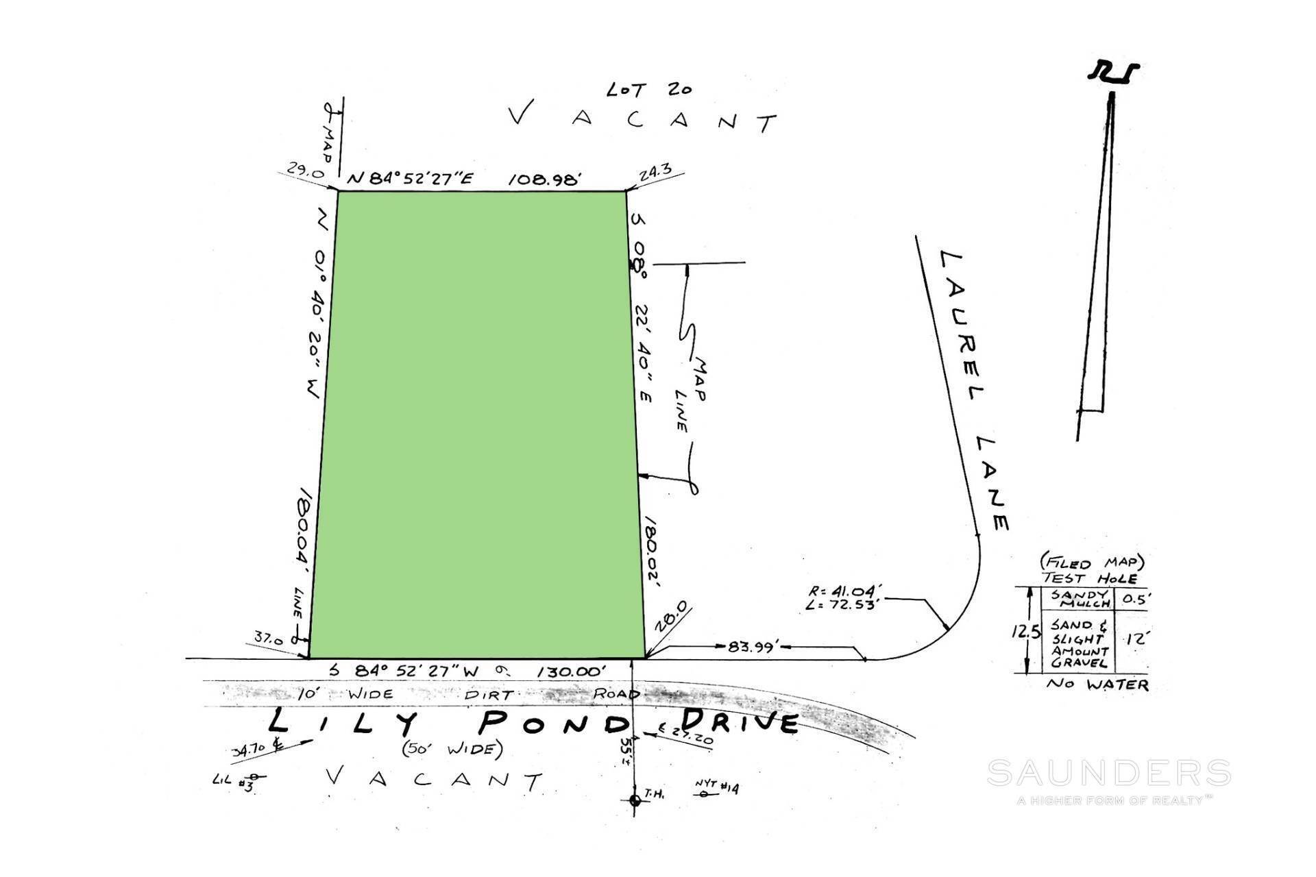 6. Land for Sale at Sag Harbor Lily Pond Land 21 Lily Pond Drive, Sag Harbor, NY 11963