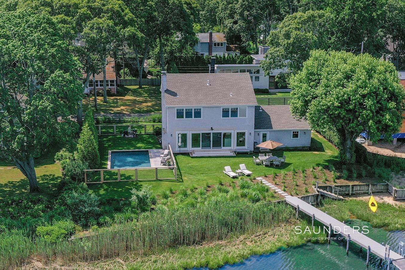 2. Single Family Homes for Sale at Sag Harbor Waterfront Sunsets With Pool And Dock 95 Crescent Street, Sag Harbor, NY 11963