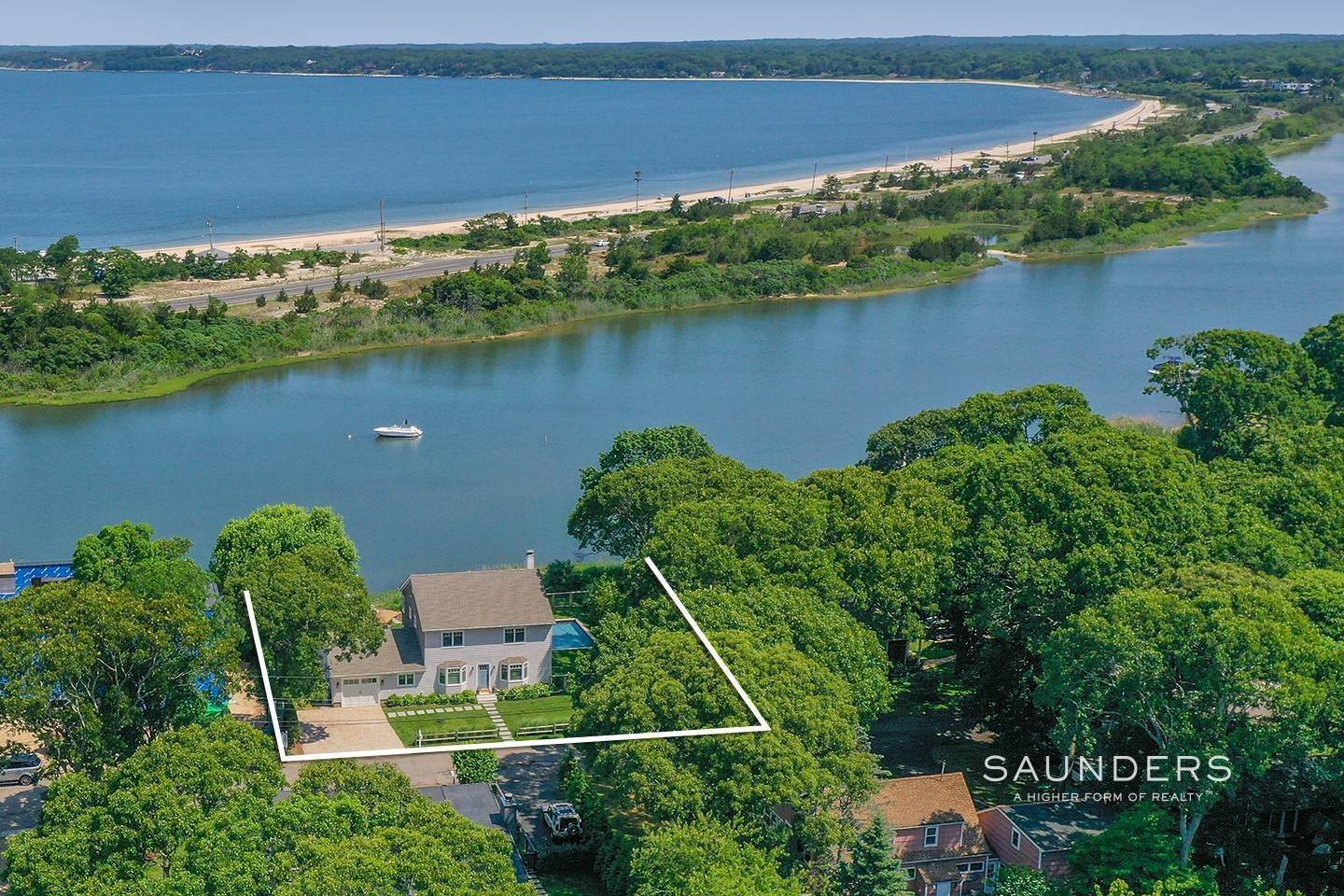3. Single Family Homes for Sale at Sag Harbor Waterfront Sunsets With Pool And Dock 95 Crescent Street, Sag Harbor, NY 11963