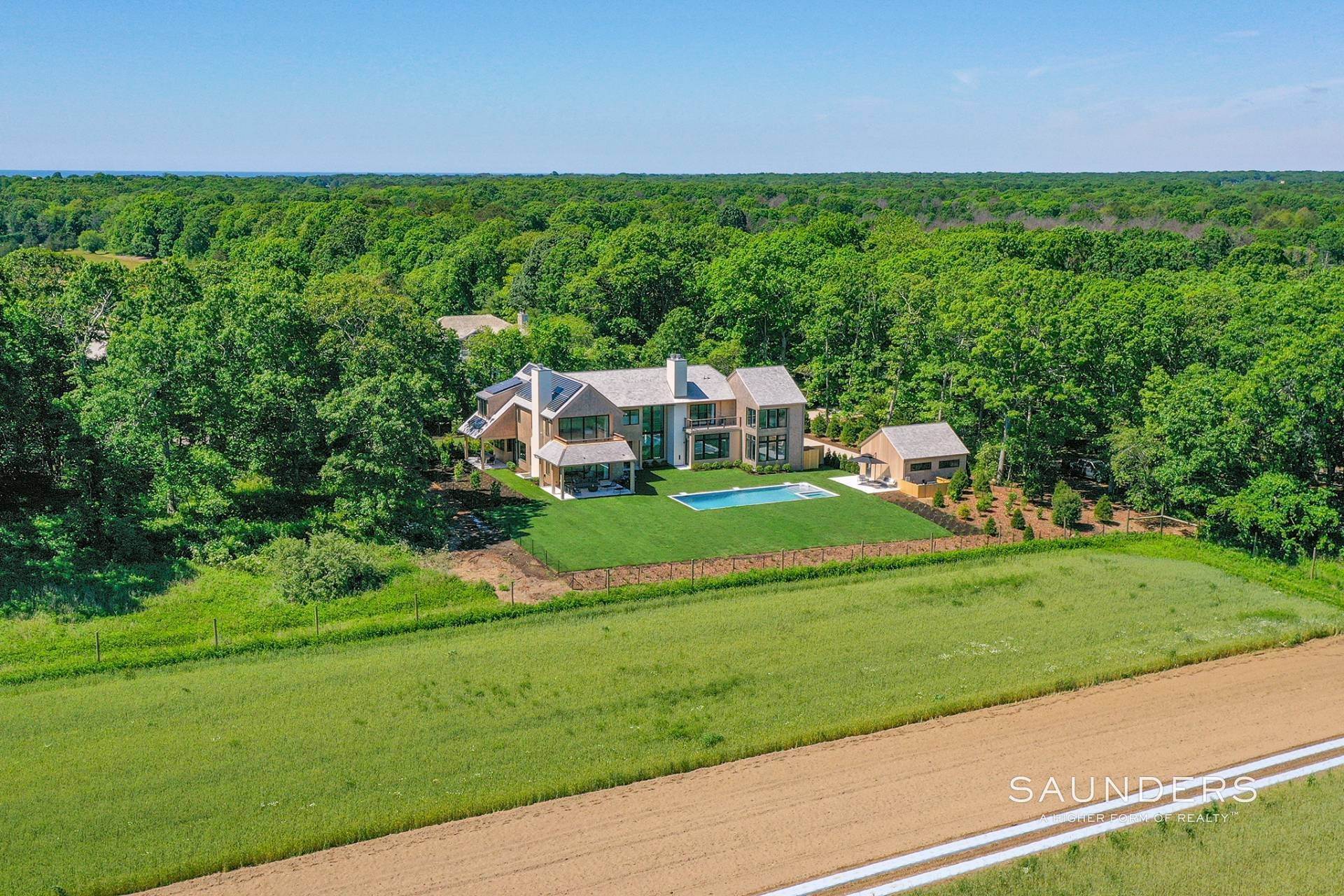 28. Single Family Homes for Sale at Spectacular New Construction With Forever Reserve Views 26 Green Hollow Road, East Hampton, NY 11937