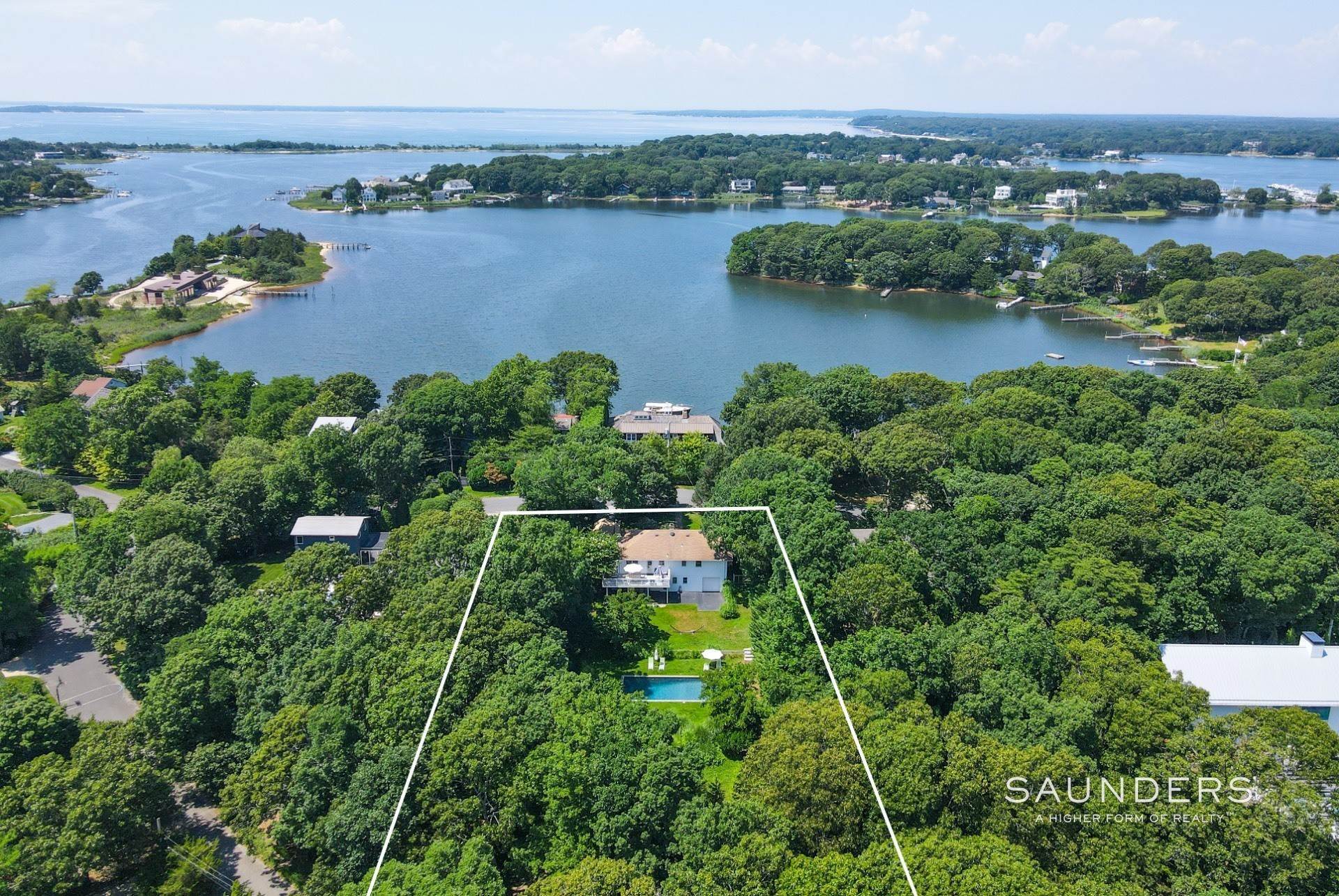 Single Family Homes for Sale at Serenity In Sag Harbor Village 60 Bluff Point Road, Sag Harbor, NY 11963