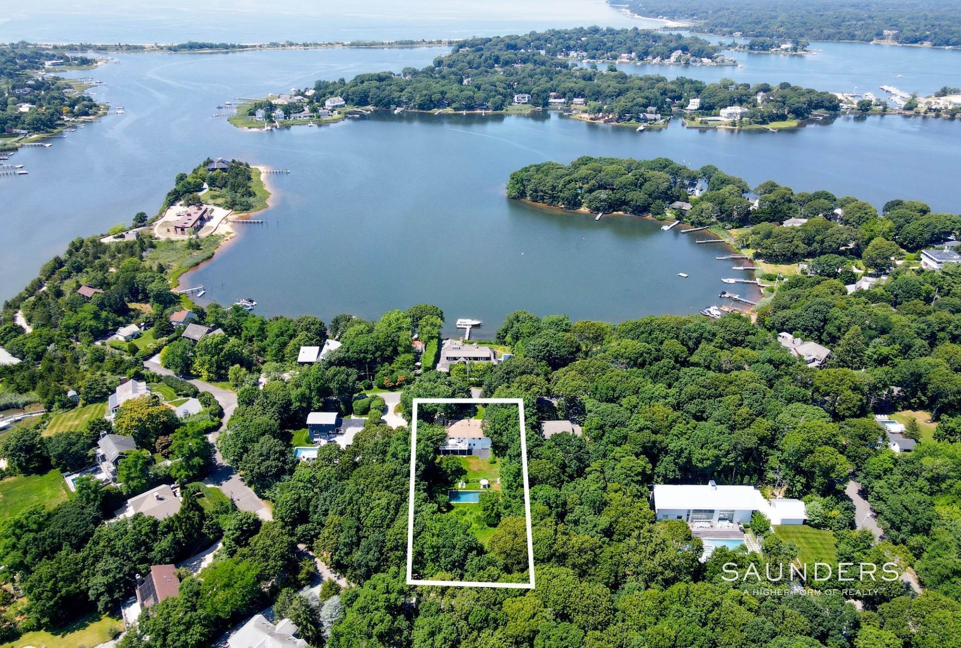 2. Single Family Homes for Sale at Serenity In Sag Harbor Village 60 Bluff Point Road, Sag Harbor, NY 11963