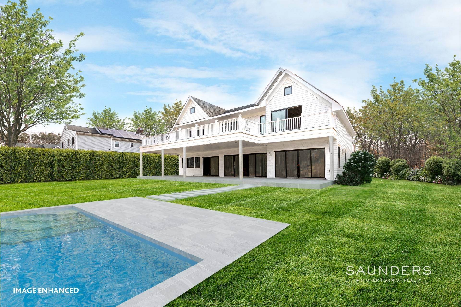 Single Family Homes for Sale at New Construction East Hampton Barn-Style Transitional 12 Central Avenue, East Hampton, NY 11937