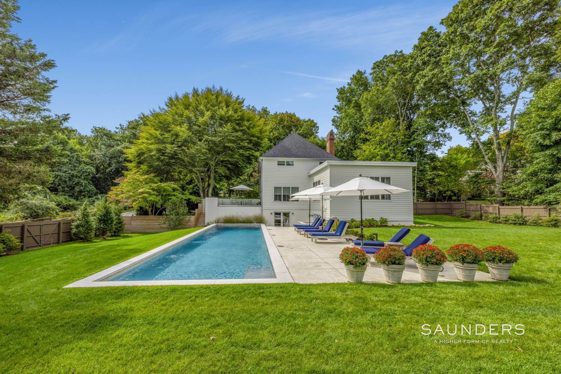 22. Single Family Homes for Sale at Sag Harbor Village Privacy Plus Pool 323 Division Street, Sag Harbor, NY 11963