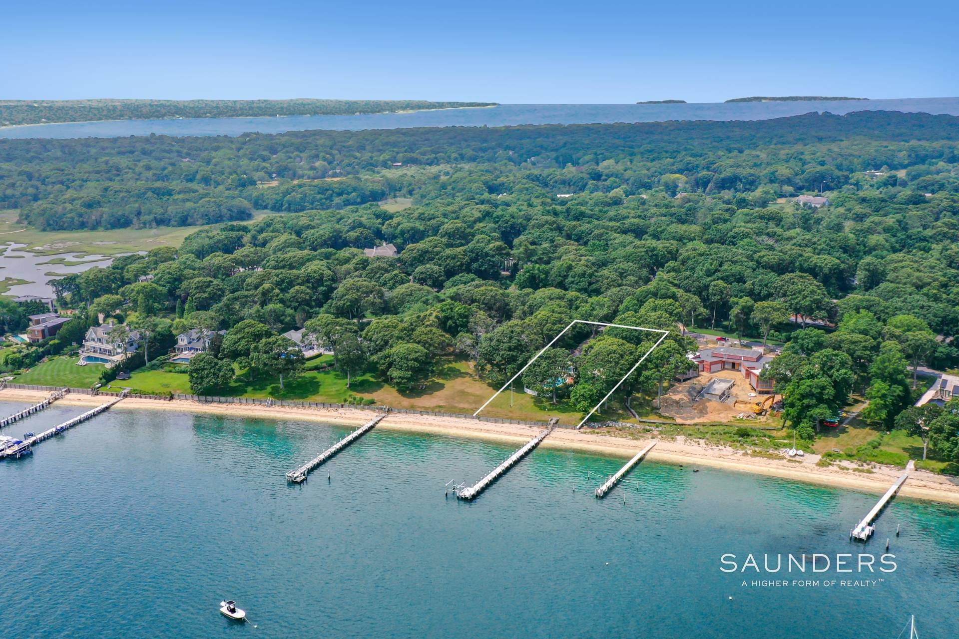 5. Single Family Homes for Sale at Waterfront Oasis With Deepwater Dock- Reduced By $2m 33 Mashomuck Drive, Sag Harbor, NY 11963