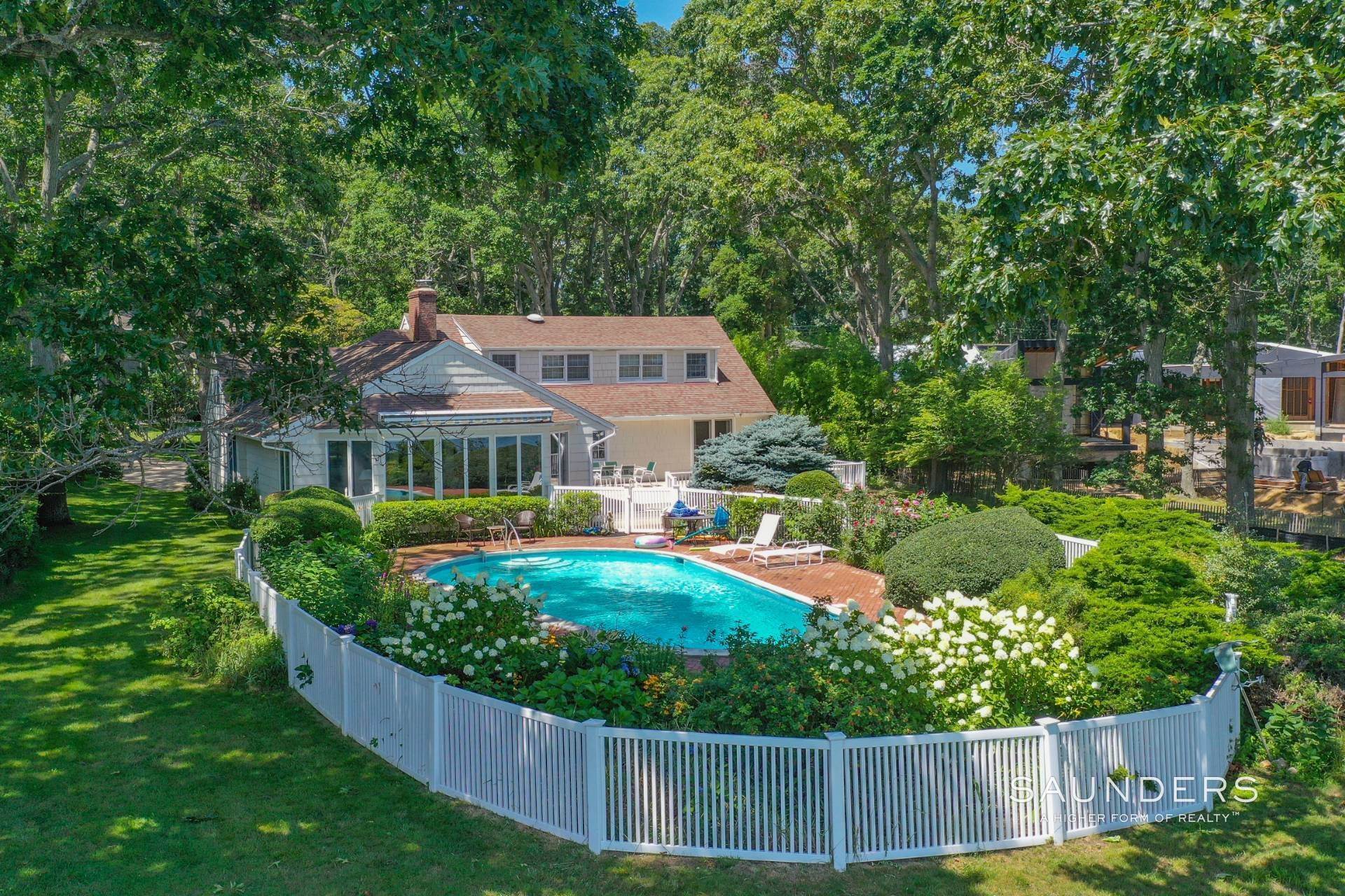 24. Single Family Homes for Sale at Waterfront Oasis With Deepwater Dock- Reduced By $2m 33 Mashomuck Drive, Sag Harbor, NY 11963
