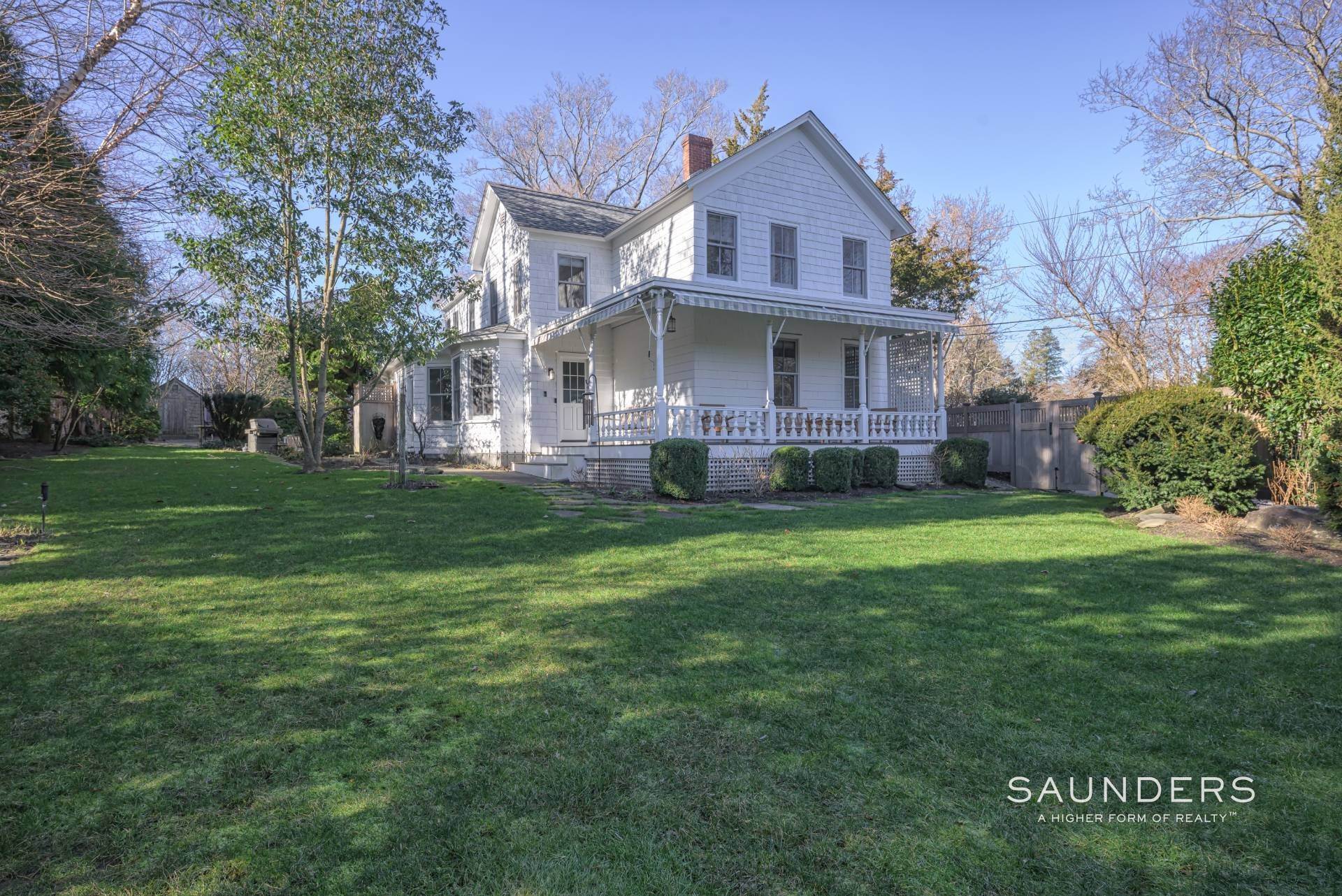 Single Family Homes for Sale at 20th Century Gem With 21st Century Comforts 261 North Main Street, Southampton, NY 11968