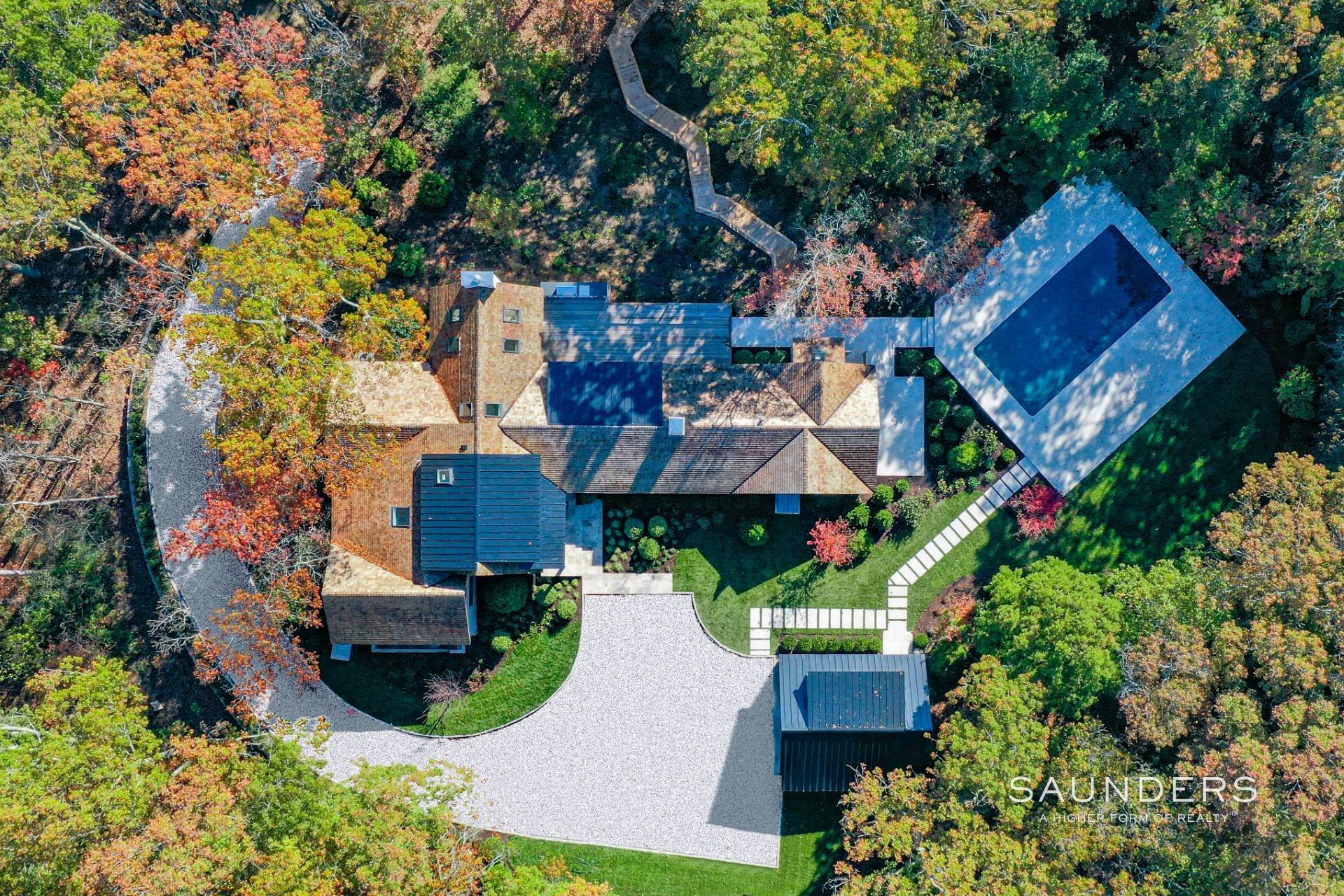 Single Family Homes for Sale at Stunning Sag Harbor New Construction With Tennis On 2 Acres 2622 Deerfield Road, Sag Harbor, NY 11963