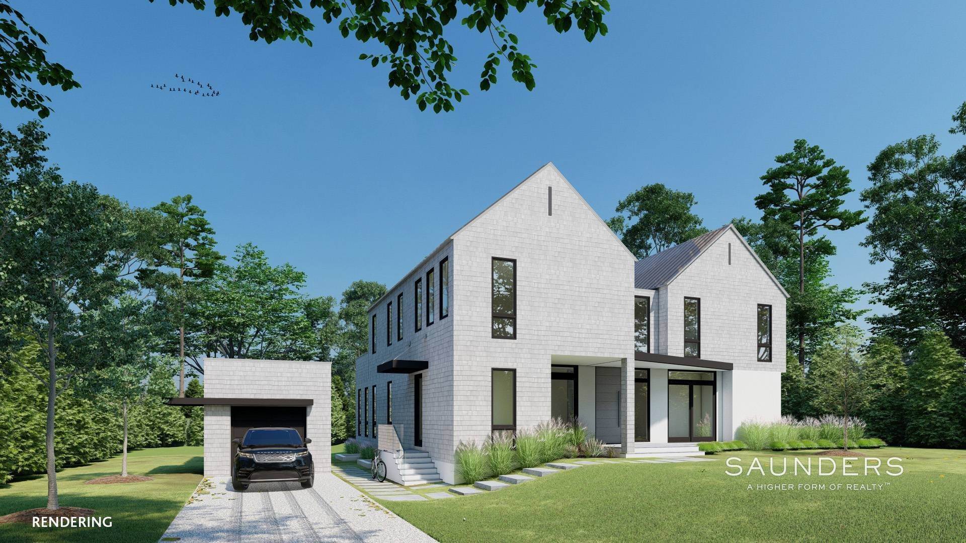 5. Single Family Homes for Sale at Sag Harbor New Construction With Pool 66 Hillside Drive E, Sag Harbor, NY 11963