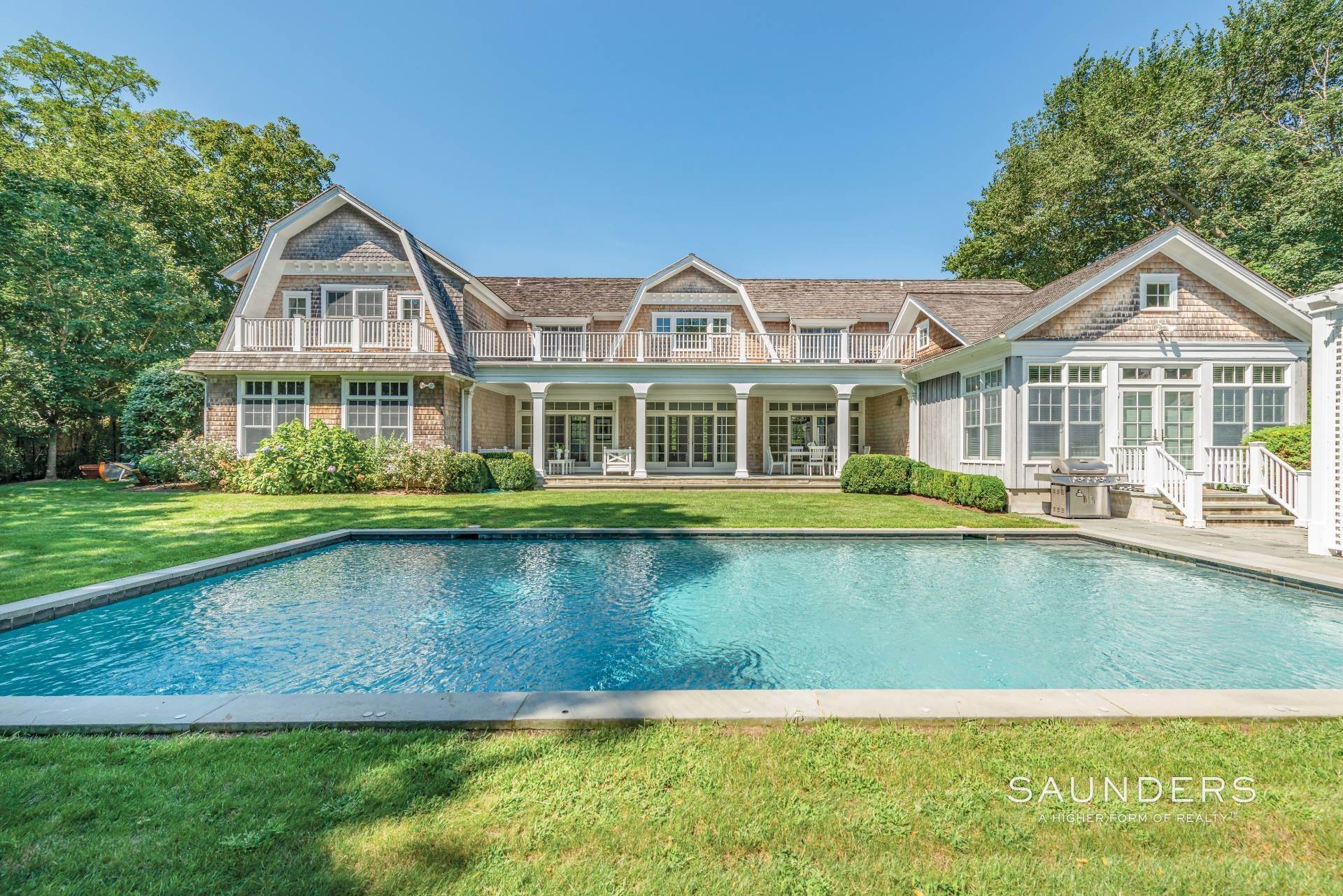 Single Family Homes for Sale at One-Acre Estate In The Heart Of Southampton Village 32 Post Crossing, Southampton, NY 11968