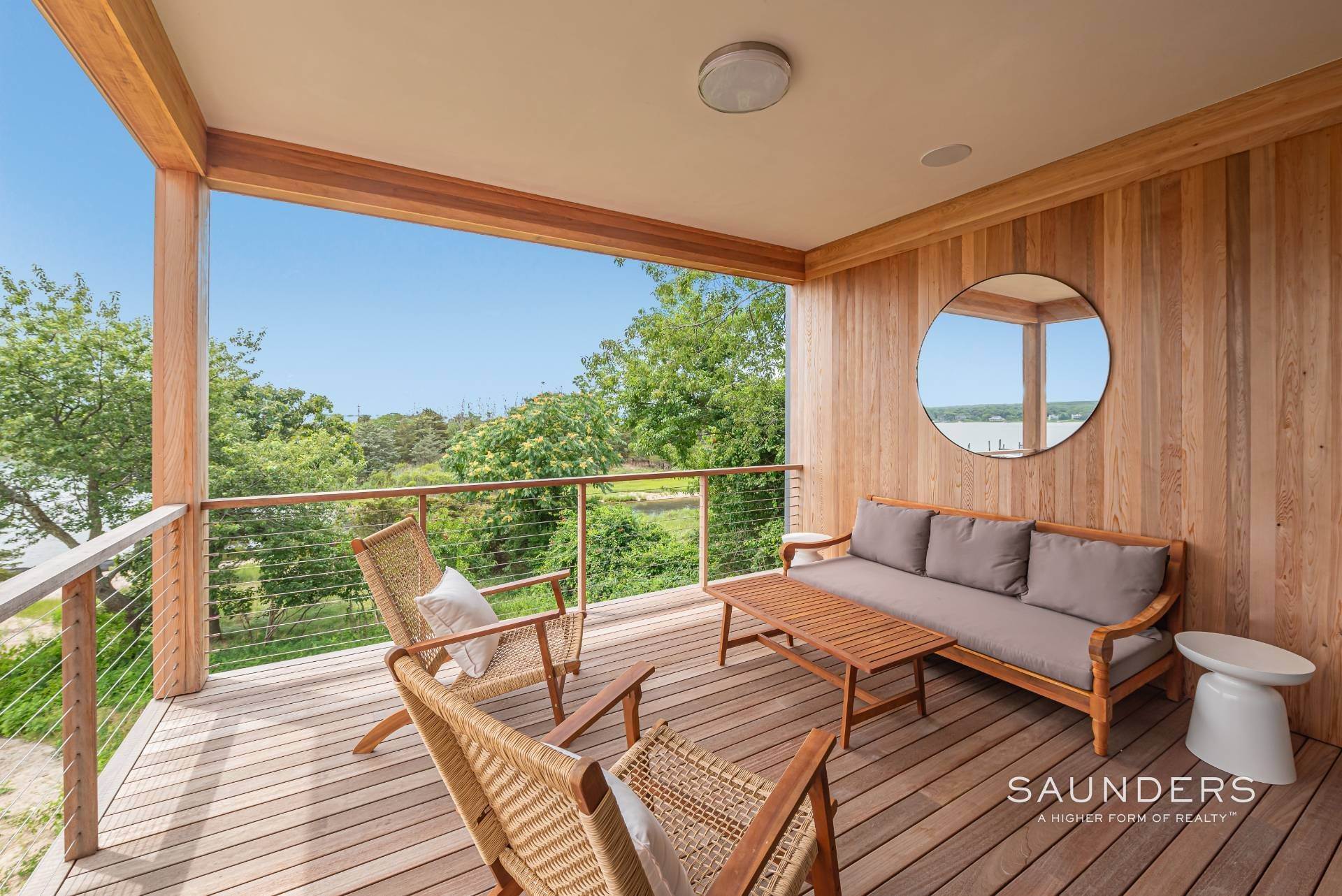 10. Single Family Homes for Sale at Sag Harbor Stunner With Pool & Water View Sunsets 65 Cliff Drive, Sag Harbor, NY 11963