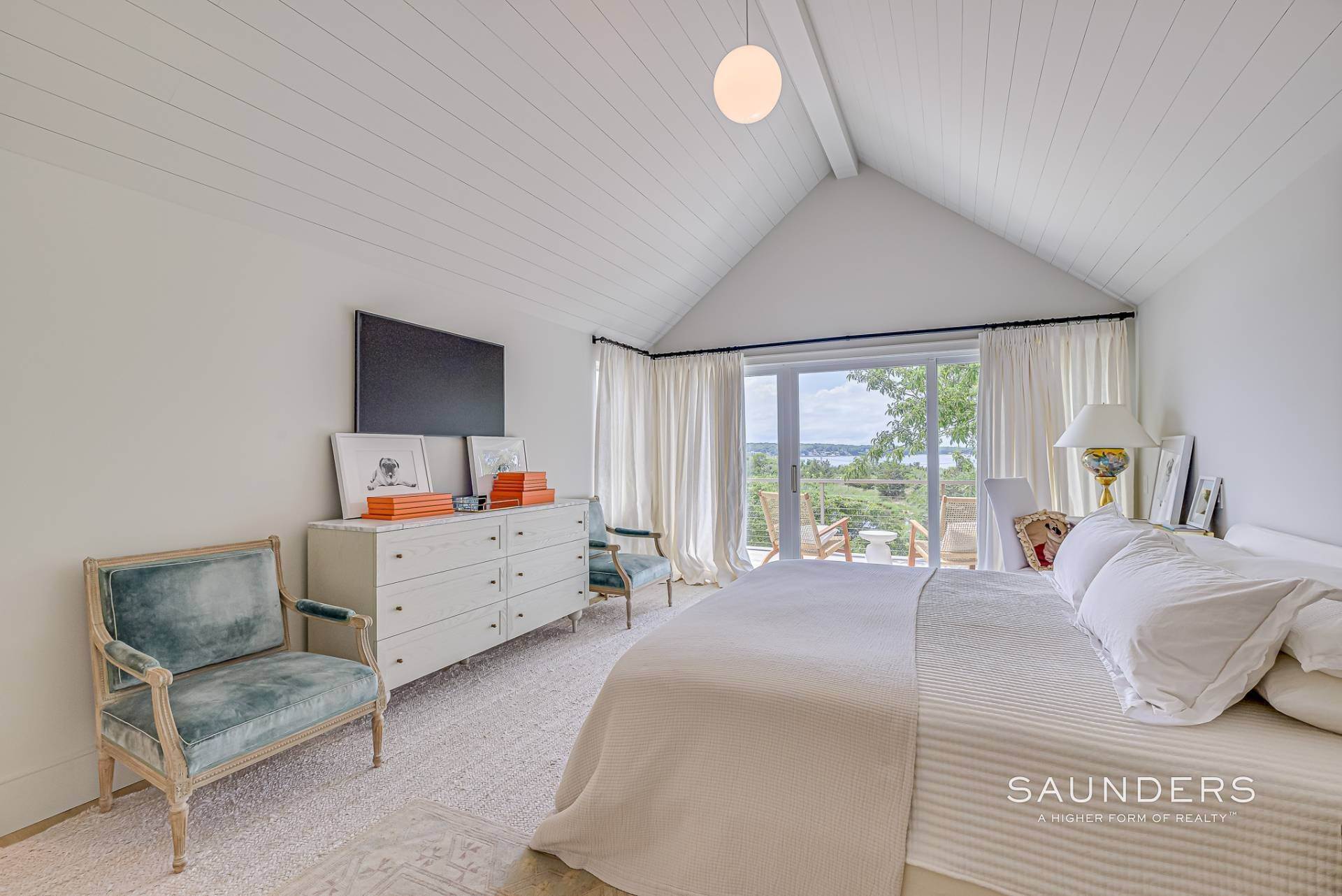 22. Single Family Homes for Sale at Sag Harbor Stunner With Pool & Water View Sunsets 65 Cliff Drive, Sag Harbor, NY 11963