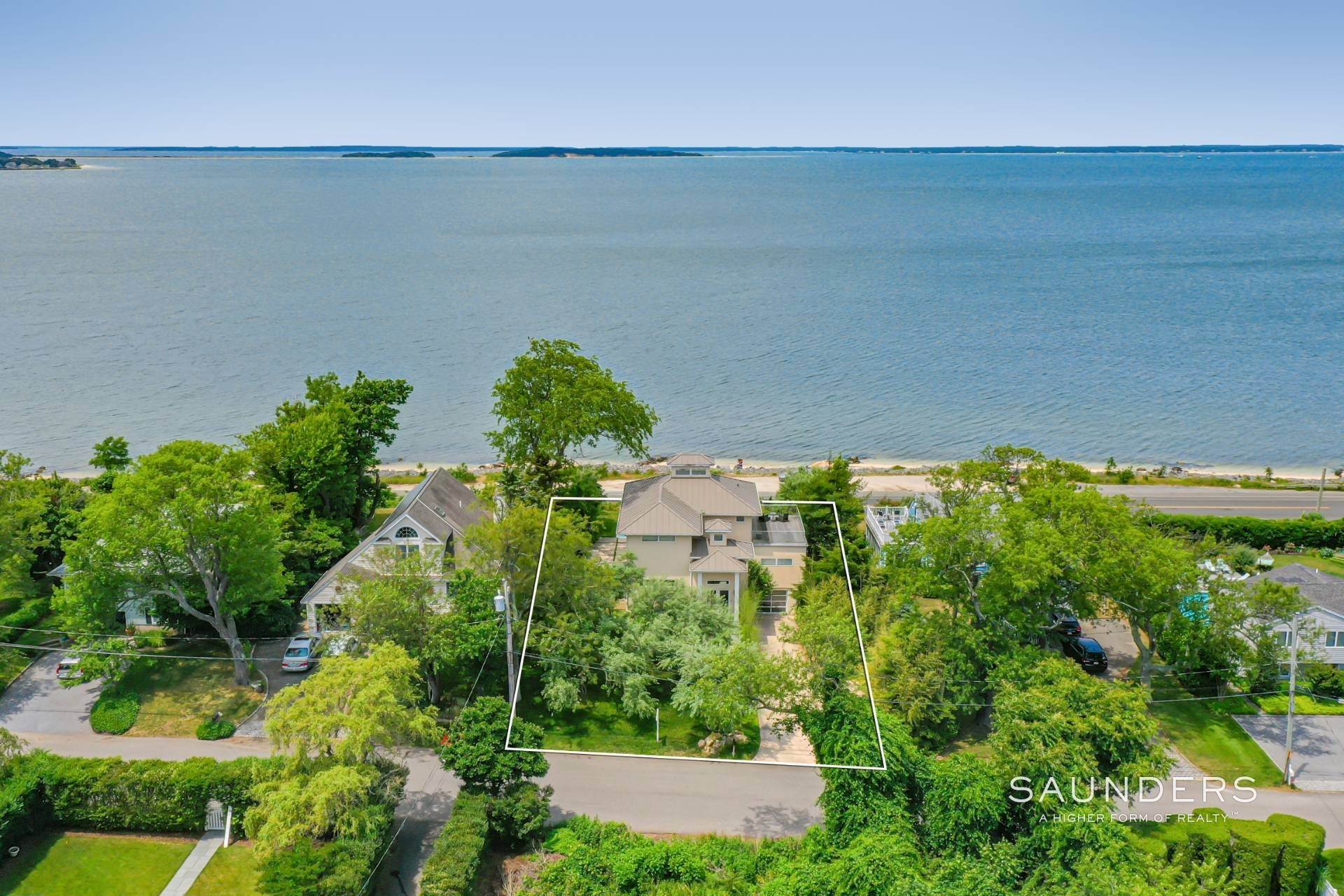 2. Single Family Homes for Sale at Stunning Sag Harbor Residence With Pool And Beautiful Water View 9 Cliff Drive, Sag Harbor, NY 11963
